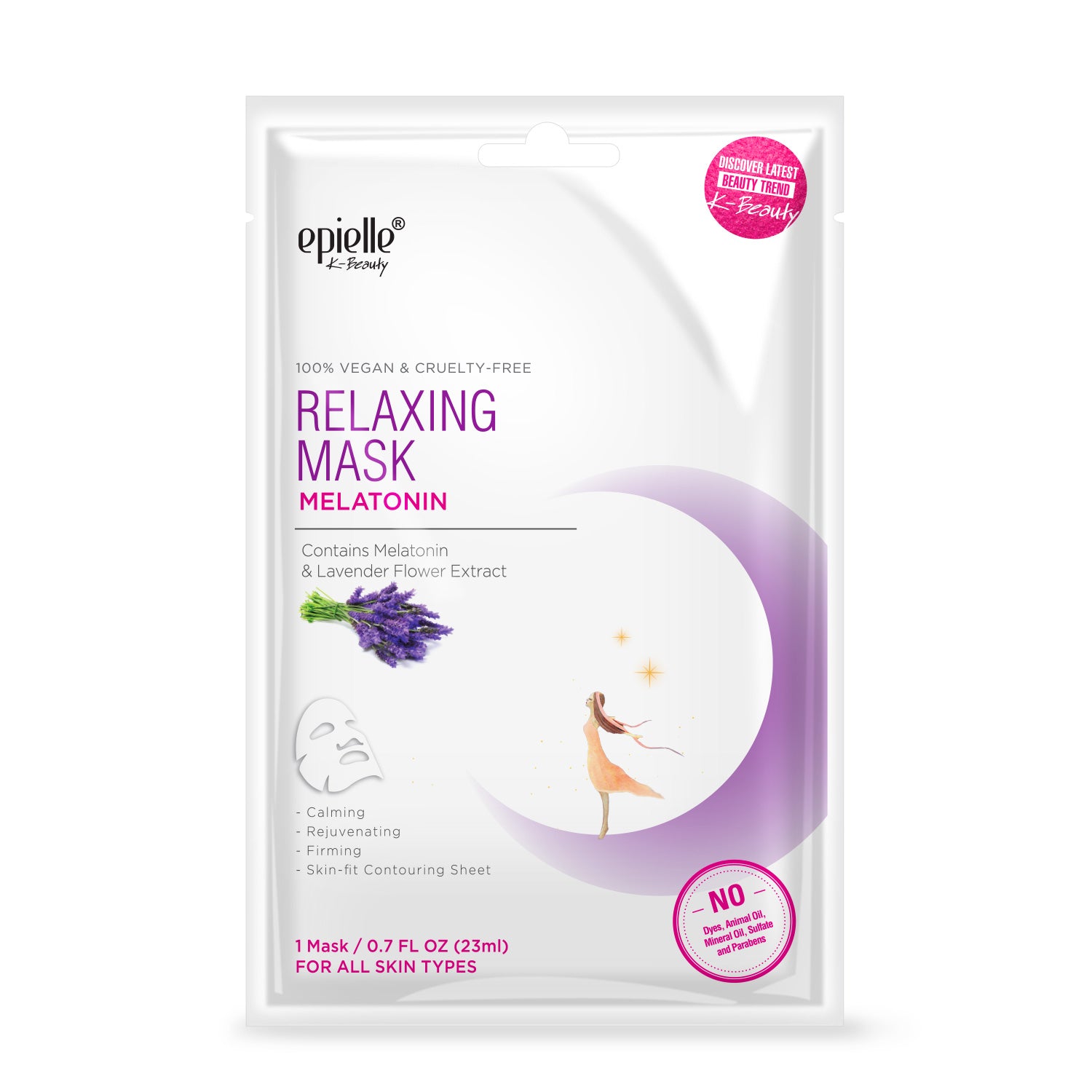 Relaxing Melatonin and Lavender Mask – epielle®
