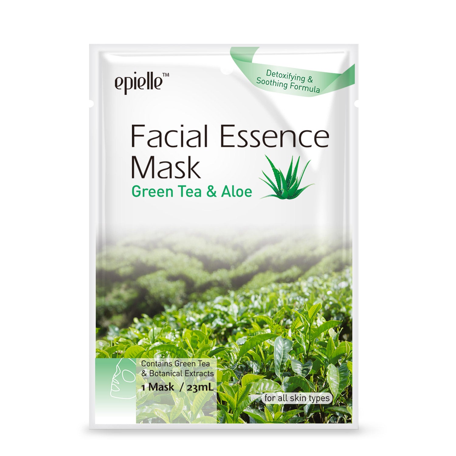 Green Tea & Aloe Facial Essence Sheet Mask