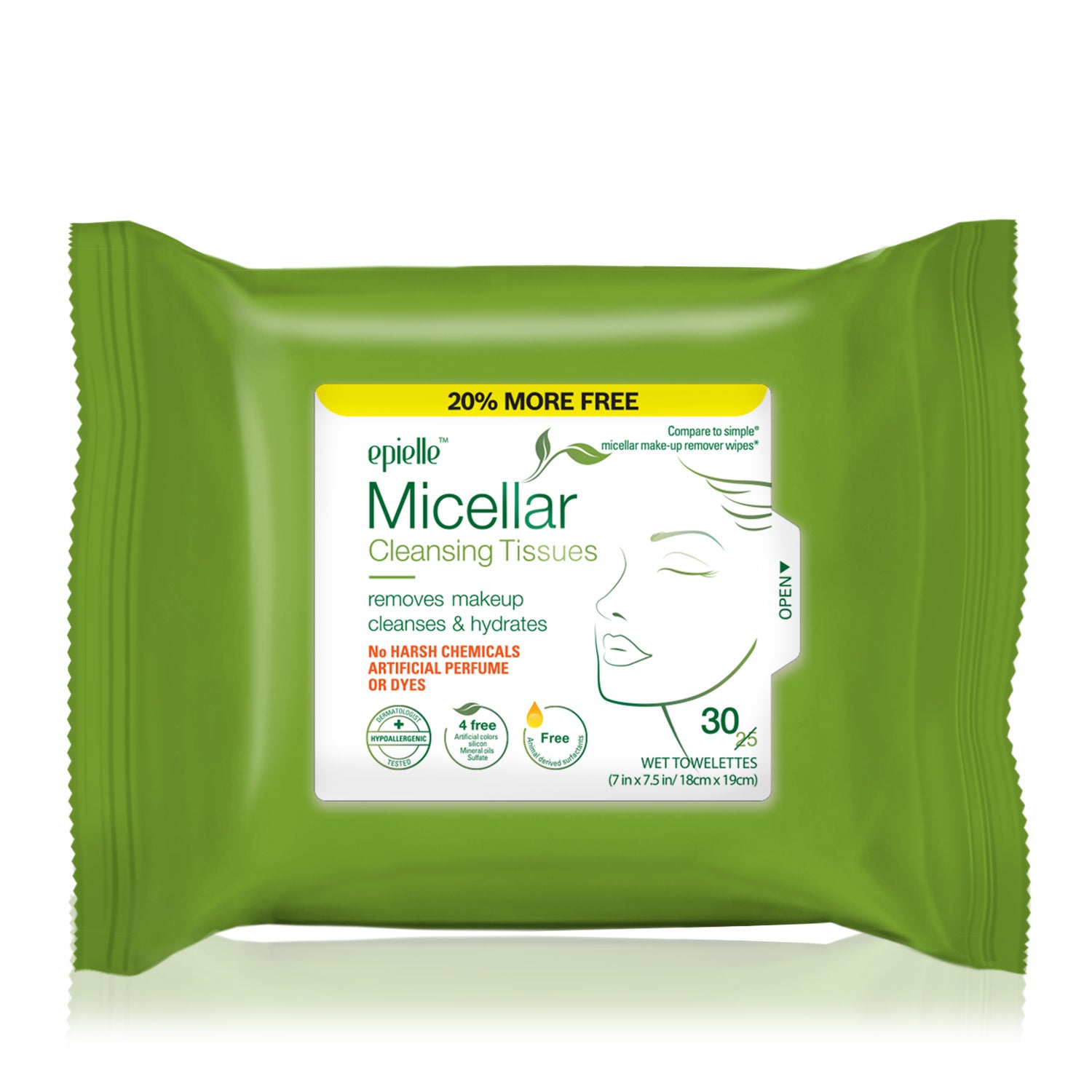 Micellar Cleansing Tissues | 30ct