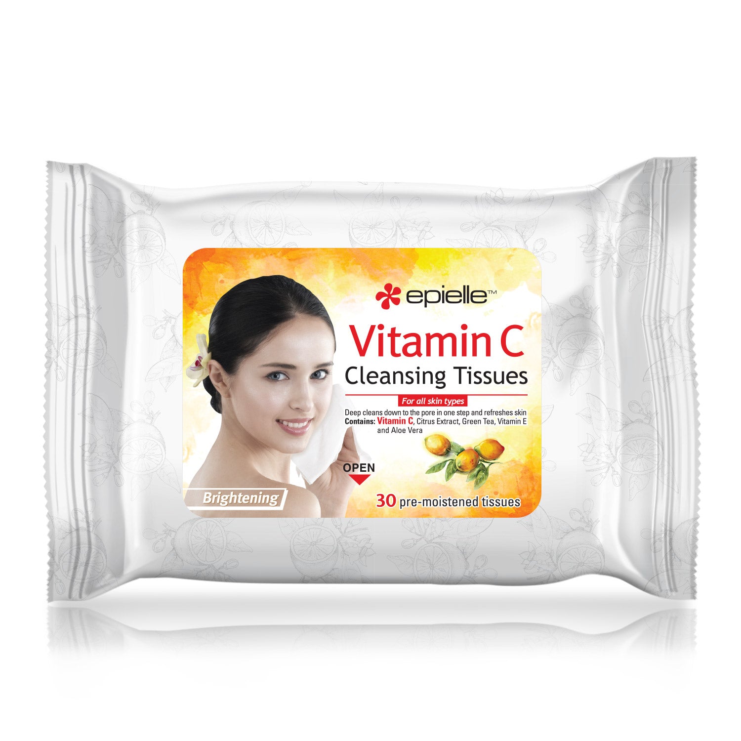 Vitamin C Facial Cleansing Tissues | 30ct