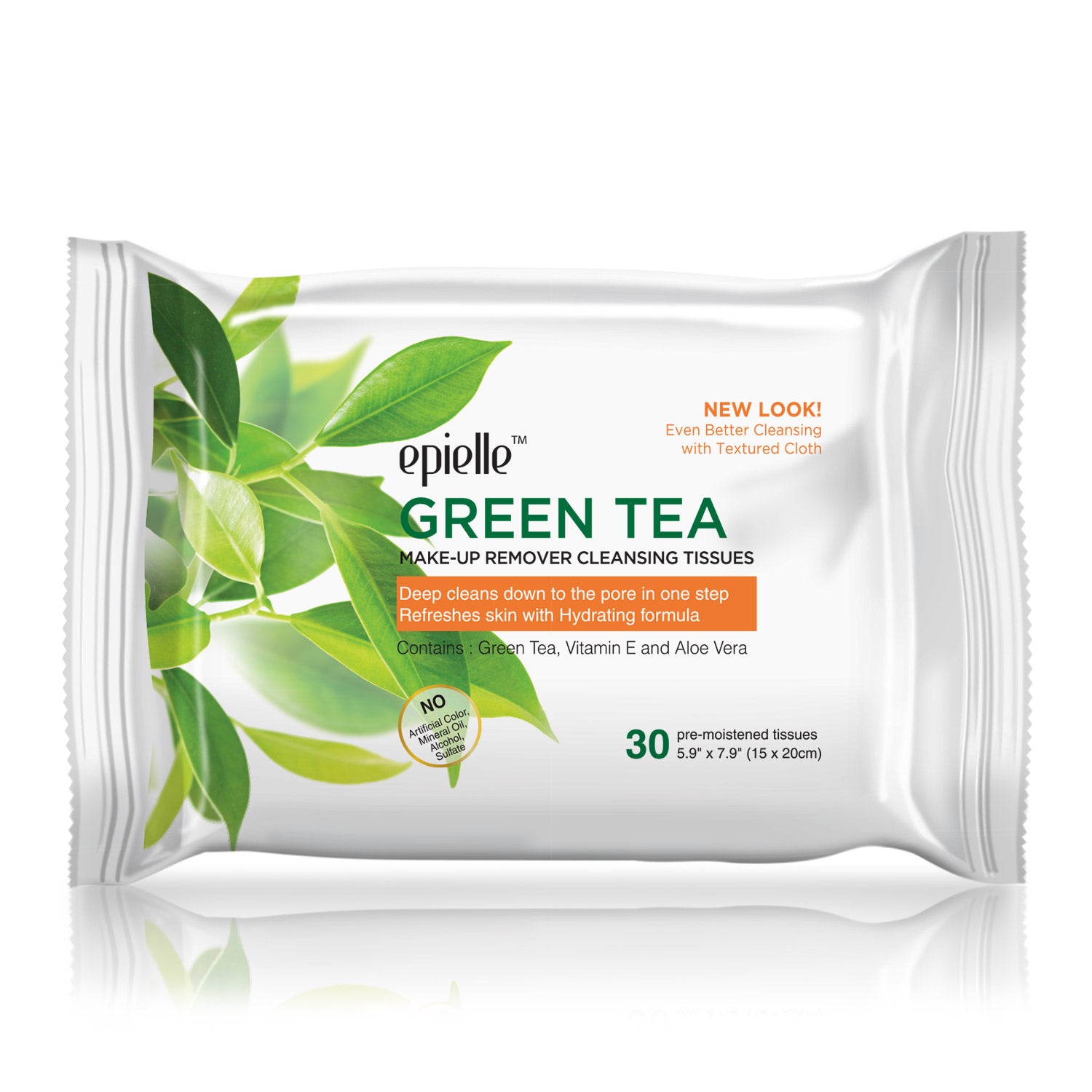 Green Tea Make-Up Remover Cleansing Tissues | 30ct