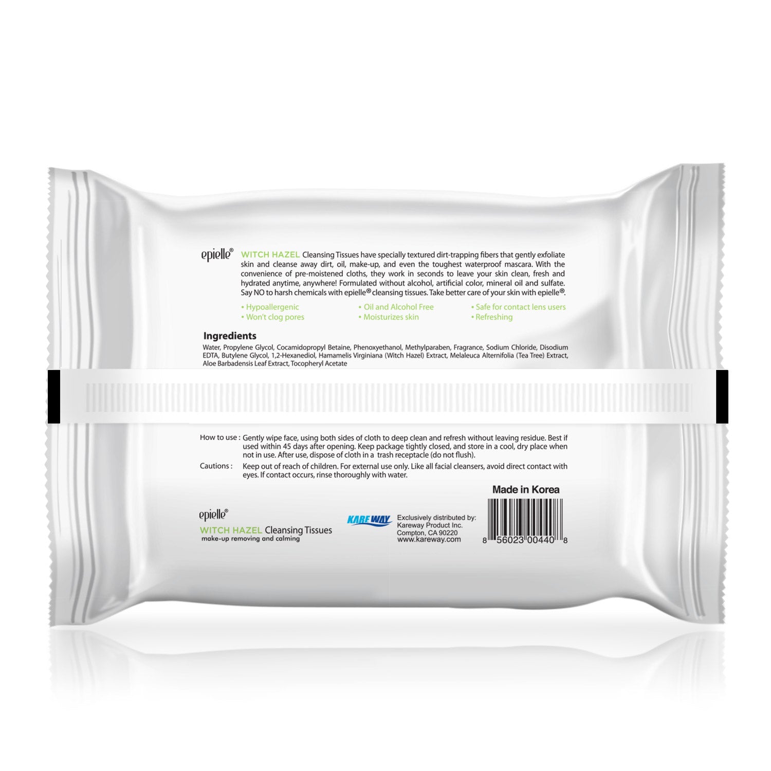 Witch Hazel Makeup Remover Cleansing Tissues | 30ct