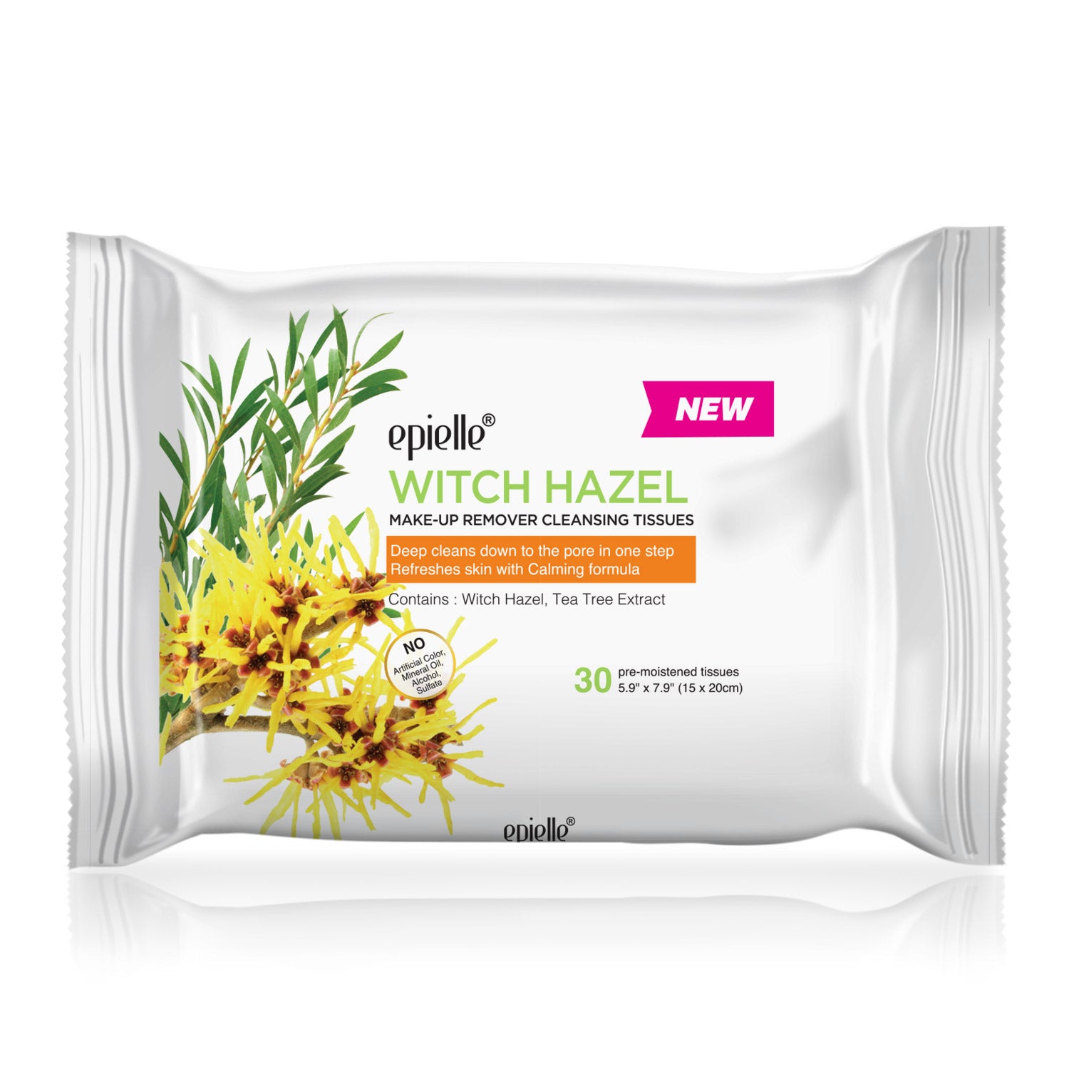 Witch Hazel Makeup Remover Cleansing Tissues | 30ct
