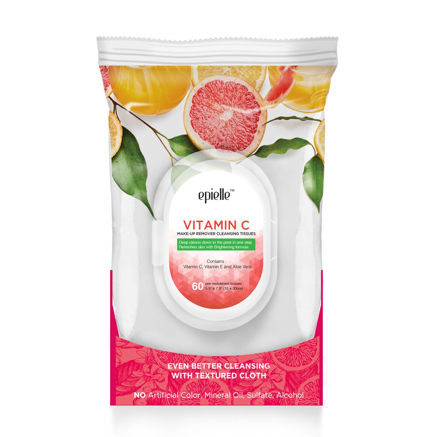 Vitamin C Makeup Removing Cleansing Wipes | 60ct