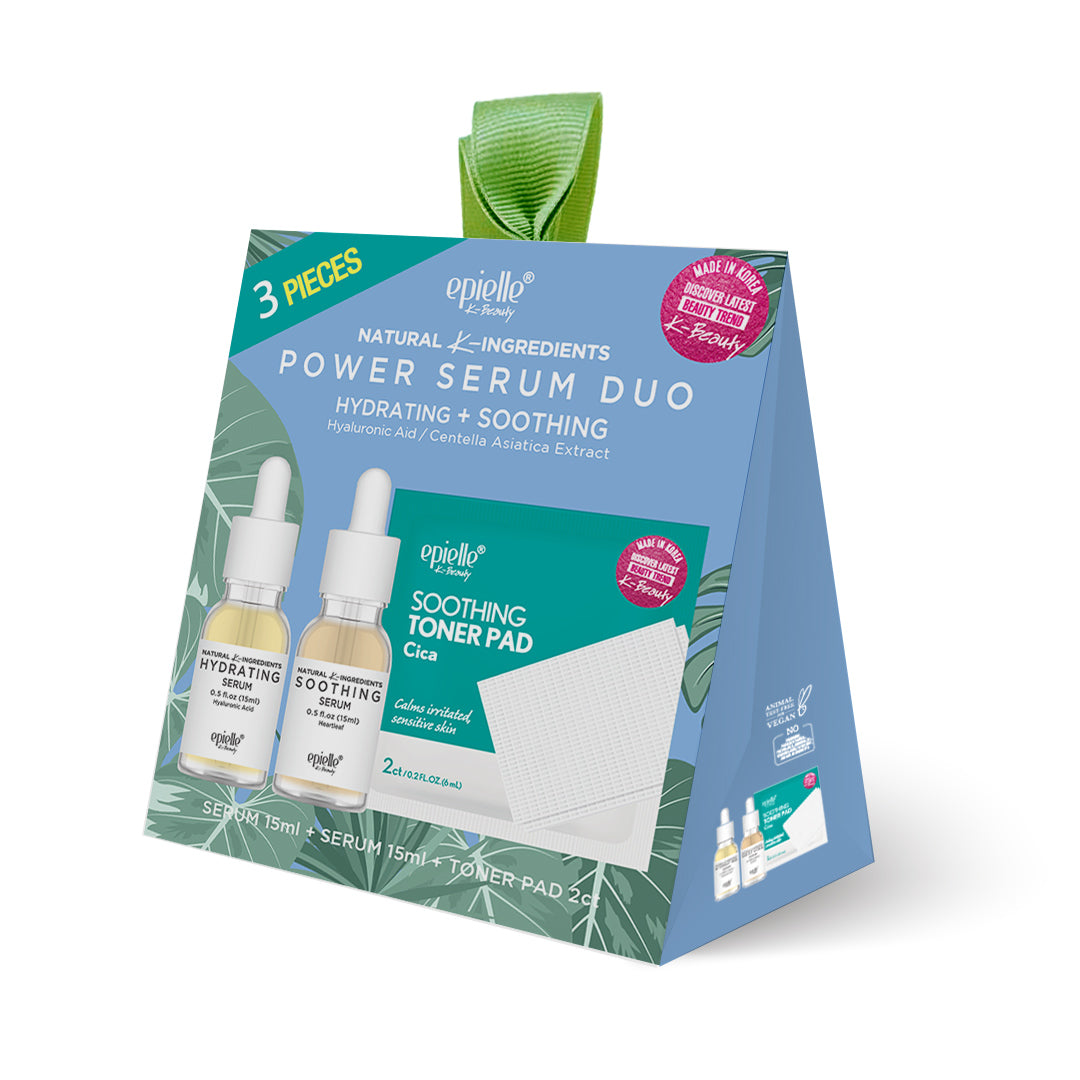 Power Serum Duo | 3pc Set | Hydrating + Soothing – epielle®