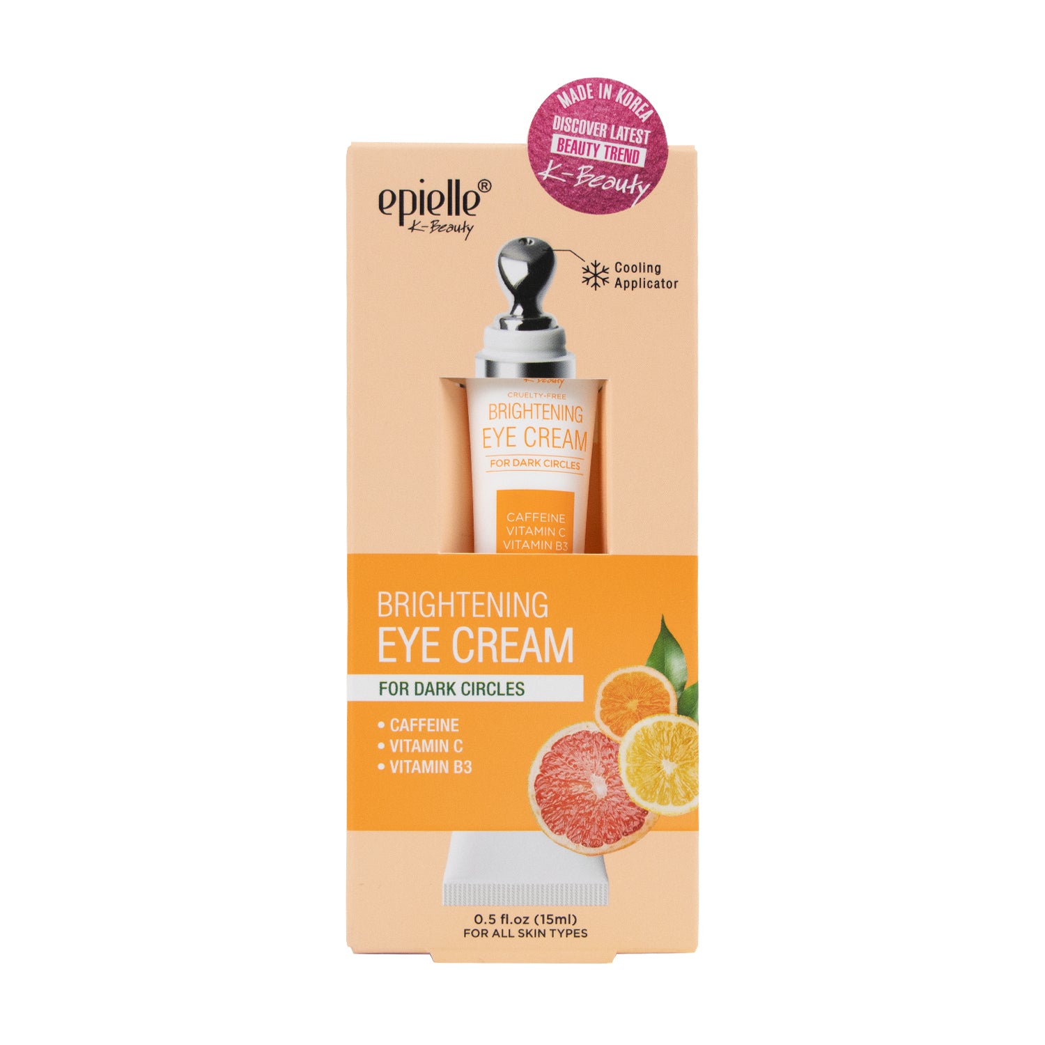 Brightening Eye Cream | Niacinamide & Vitamin C w/ Cooling