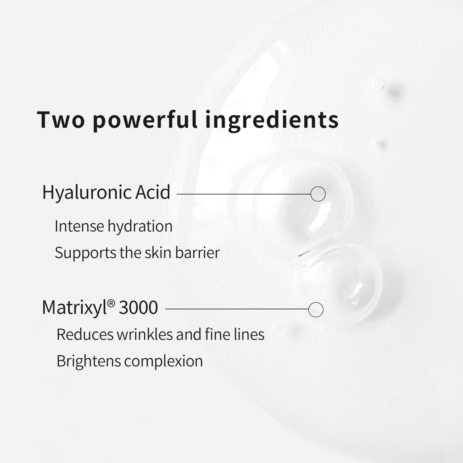 Complex Hyaluronic Acid Serum | Matrixyl 3000, Peptides