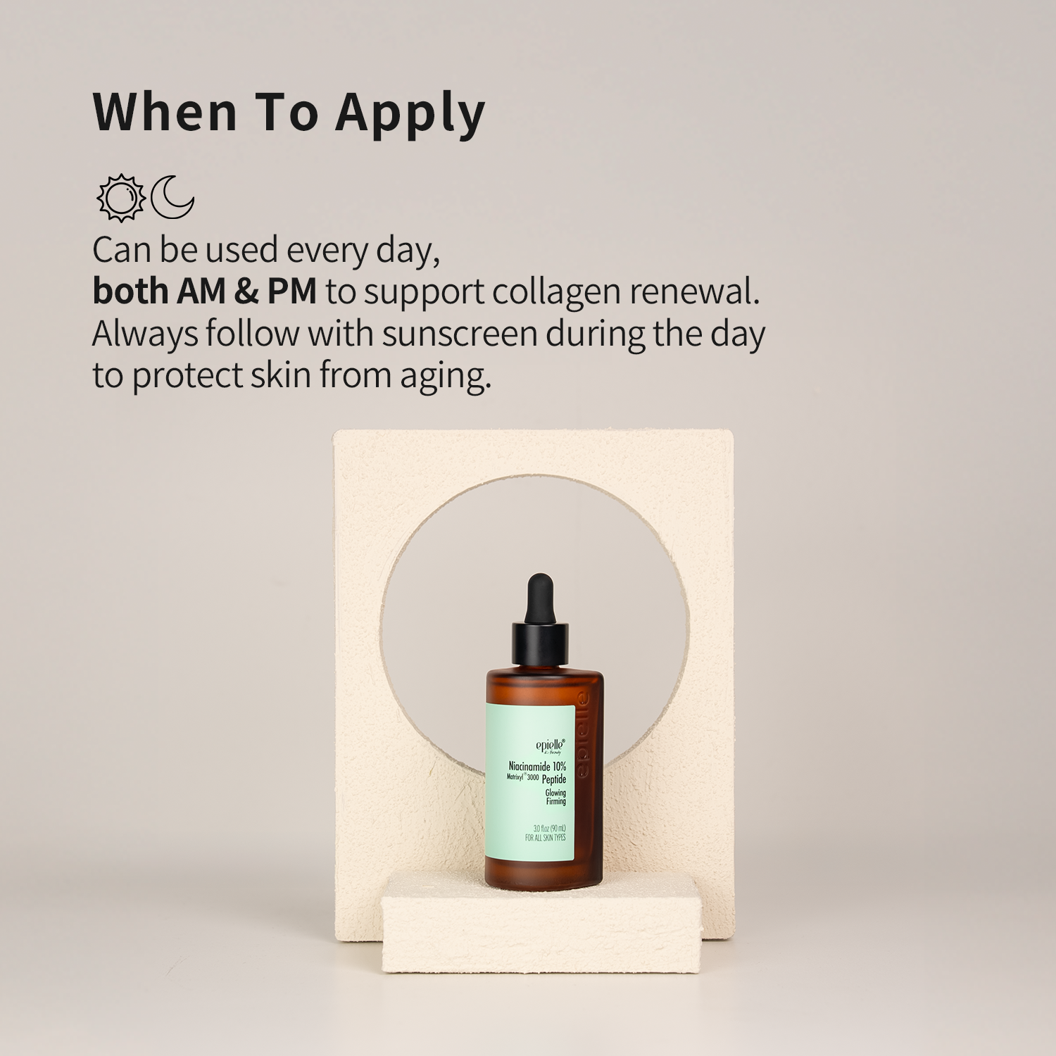 Complex Niacinamide 10% Serum | Matrixyl 3000, Peptides | Glowing + Firming