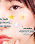 Acne Patch Shapes (Daily) | 72 Patches | Infused with Tea Tree Oil