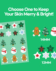 Acne Patch Shapes (Holiday) | 85 Patches | Infused with Tea Tree Oil
