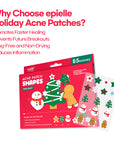 Acne Patch Shapes (Holiday) | 85 Patches | Infused with Tea Tree Oil