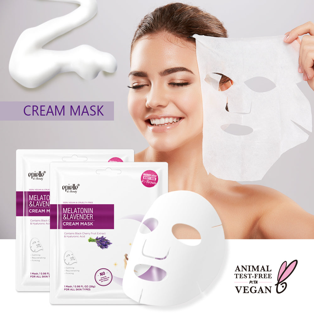 Melatonin & Lavender Cream Mask | Calming, Firming, Rejuvenating