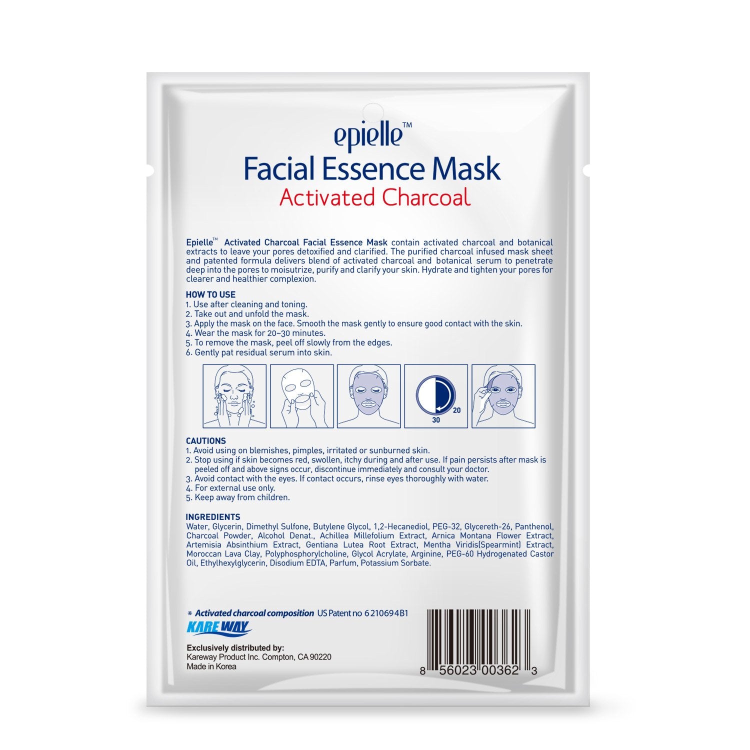 Charcoal Facial Essence Mask