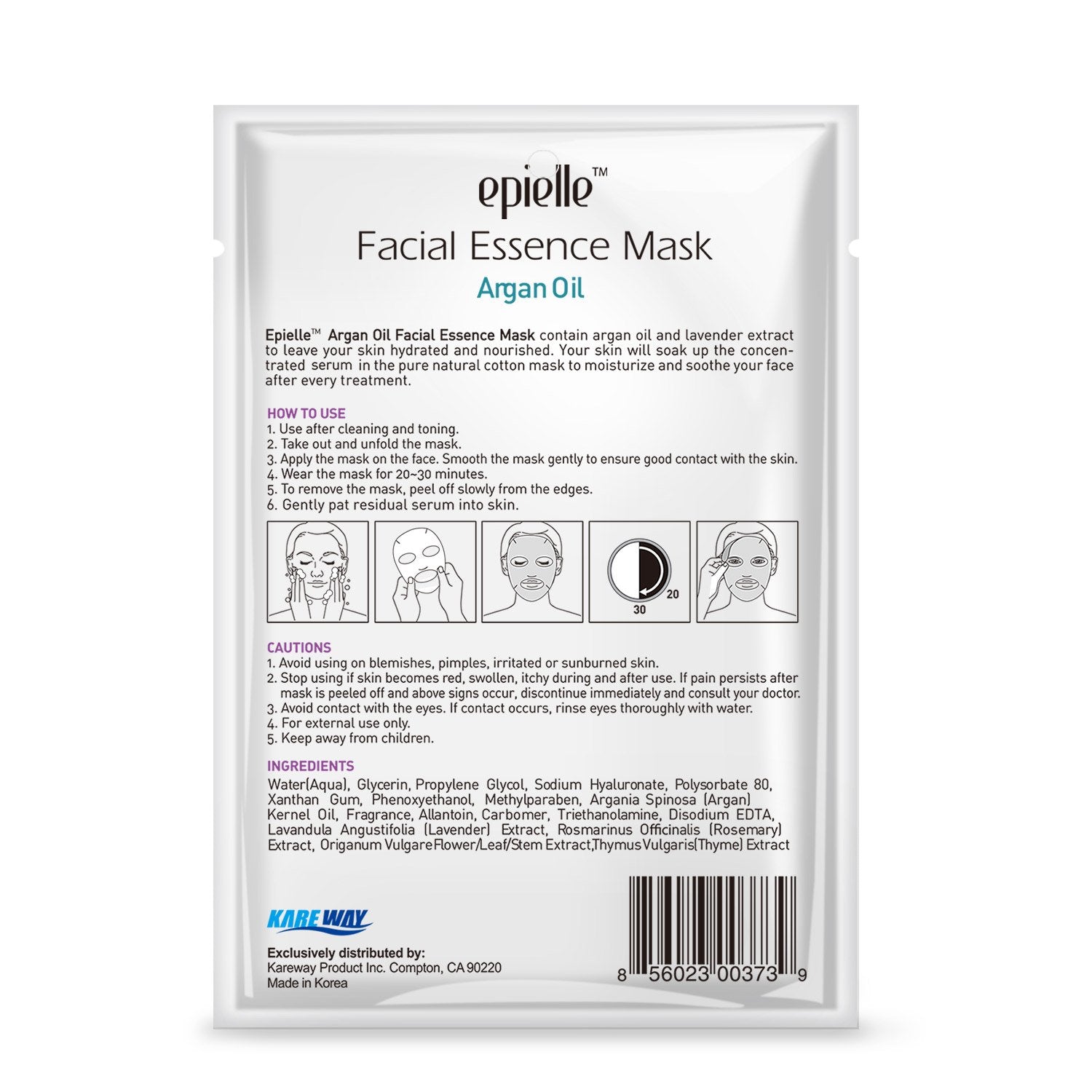 Argan Oil Facial Essence Mask