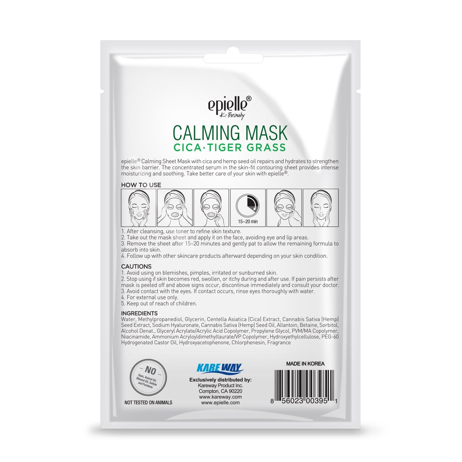 Calming Sheet Mask | Cica & Tiger Grass
