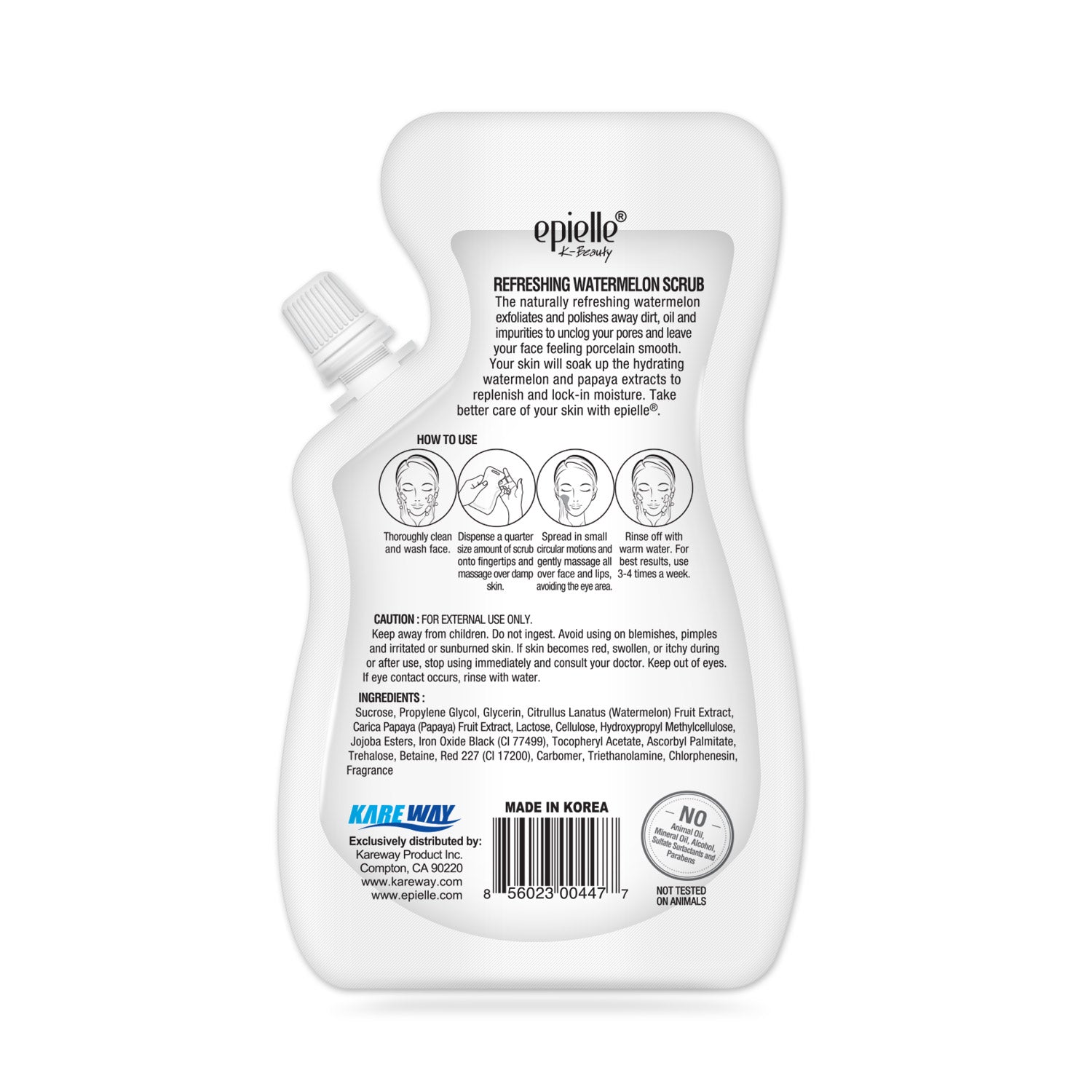 Refreshing Watermelon Scrub with Papaya