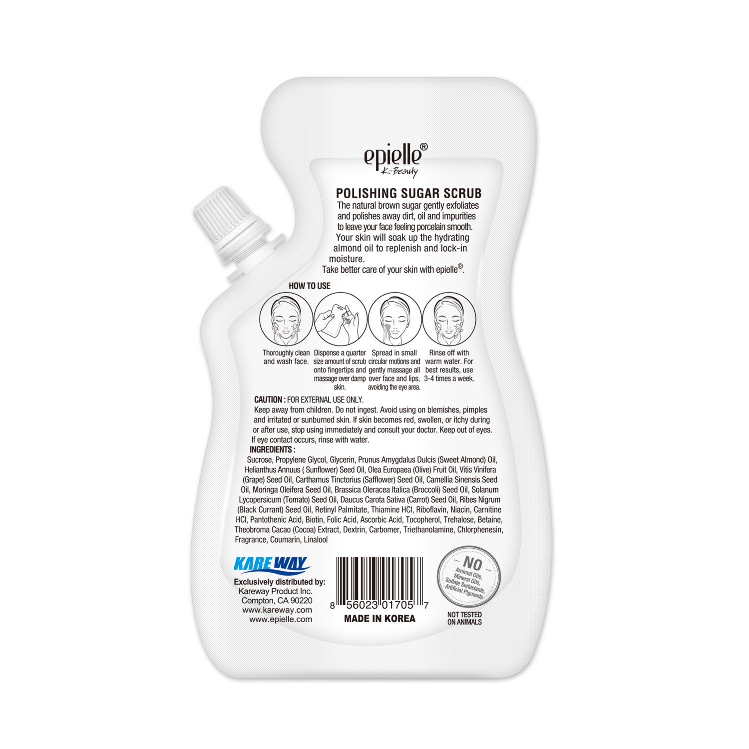 Polishing Sugar Scrub with Brown Sugar & Almond Oil