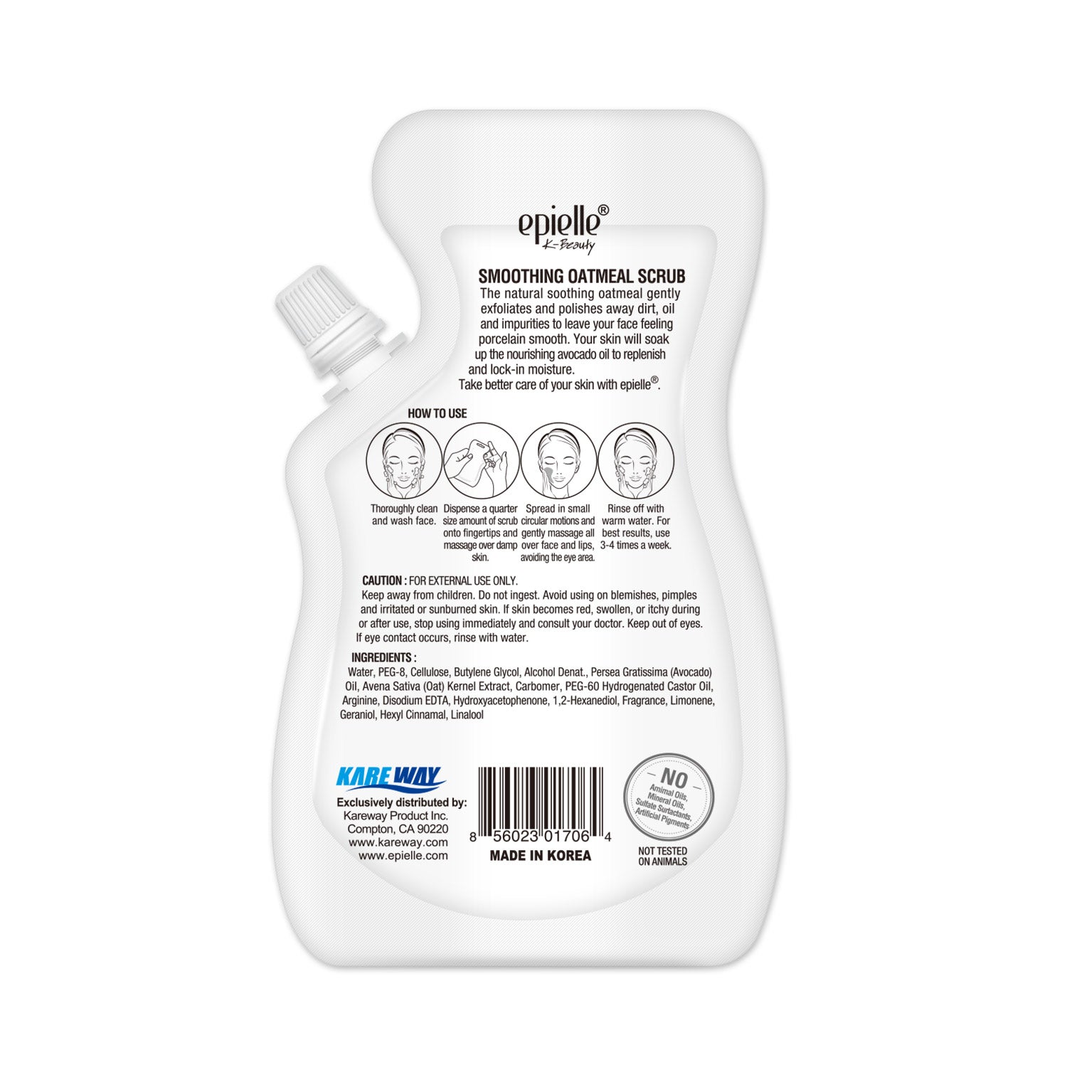 Smoothing Oatmeal Scrub with Avocado