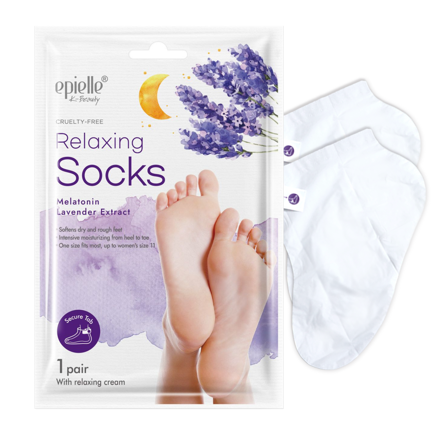 Relaxing Socks Mask | Contains Melatonin & Lavender Extract
