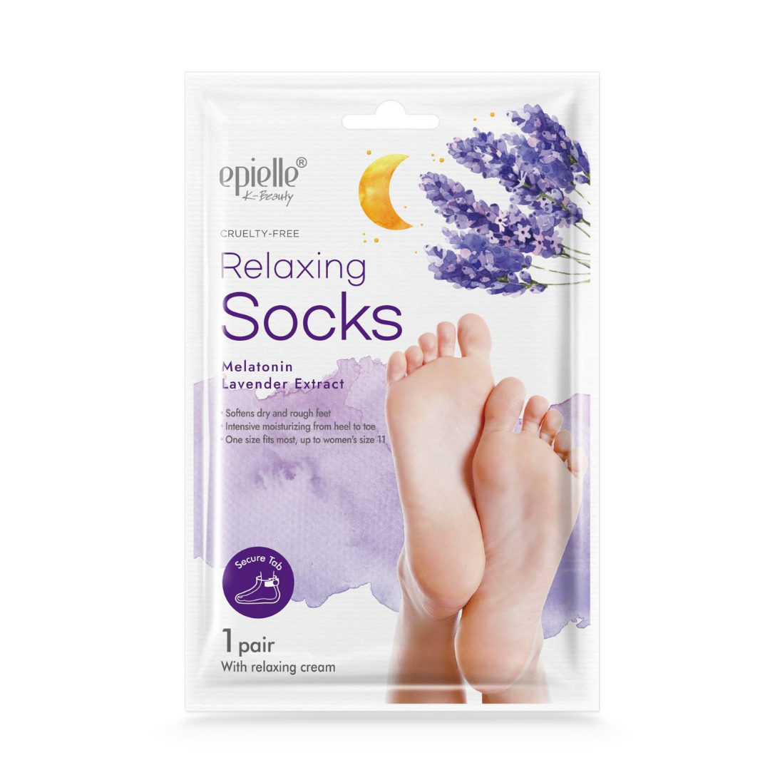 Relaxing Socks Mask | Contains Melatonin & Lavender Extract