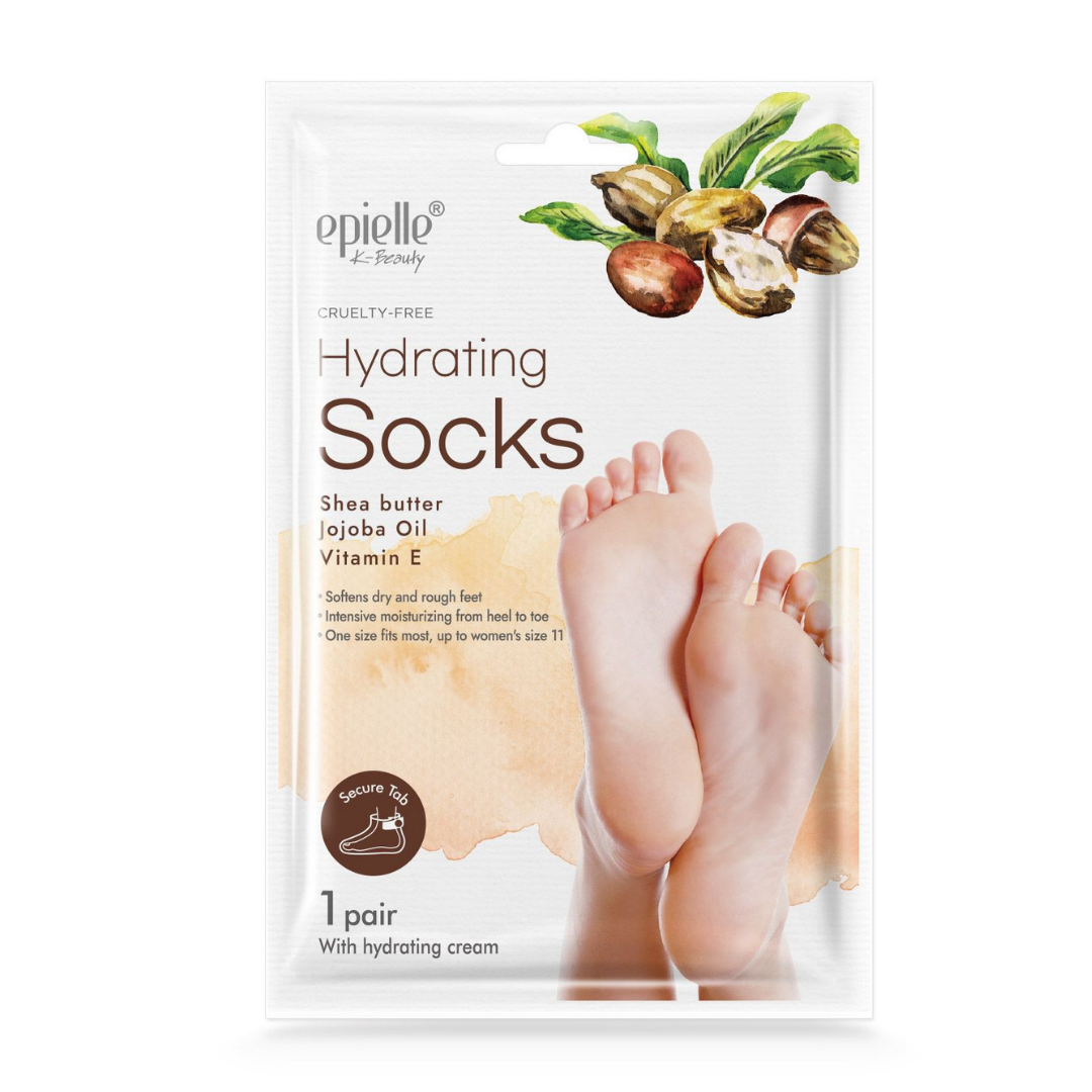 Hydrating Socks Mask | Contains Shea Butter, Jojoba Oil, and Vitamin E