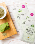Natural Green Tea Mask with Chamomile
