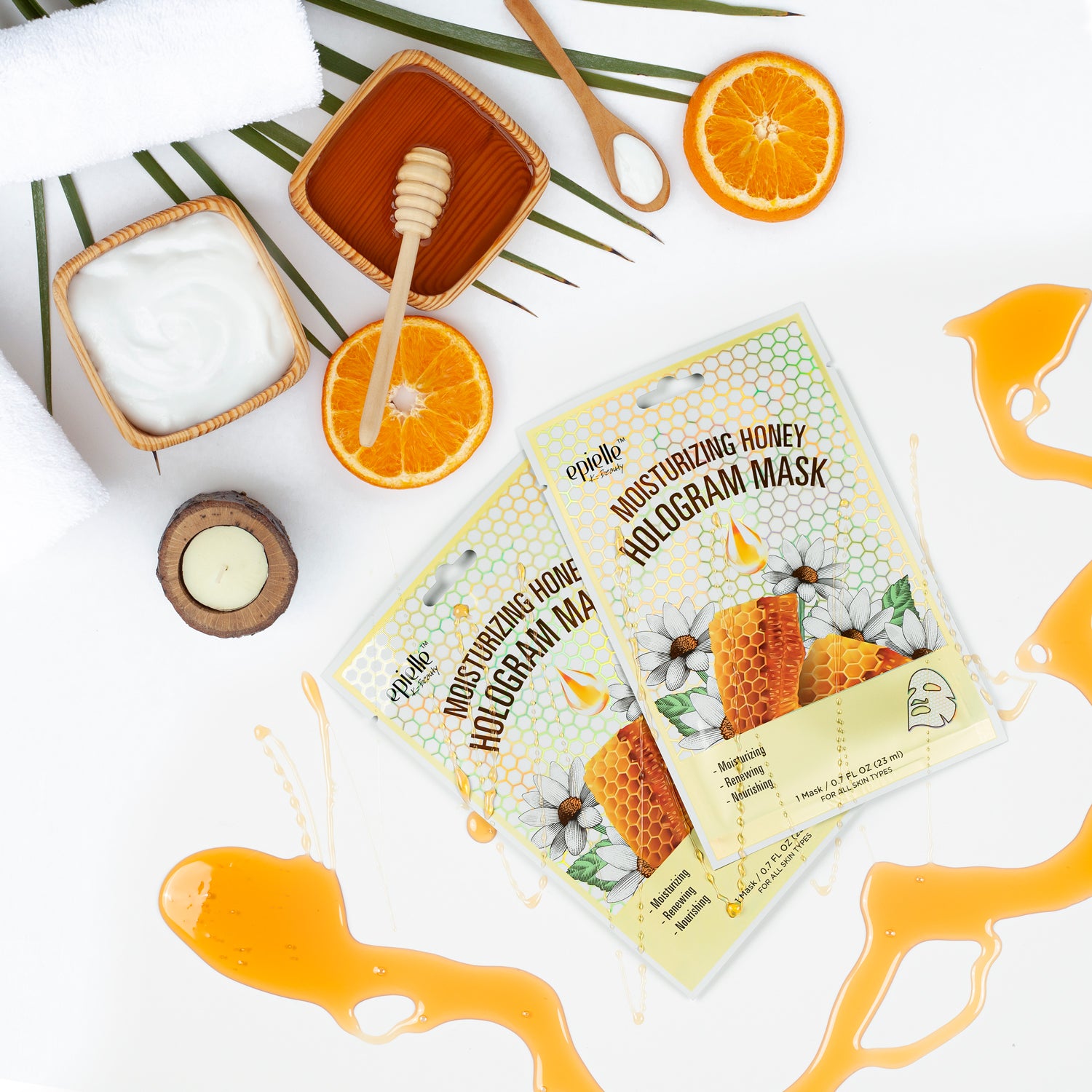 Moisturizing Honey Hologram Sheet Mask