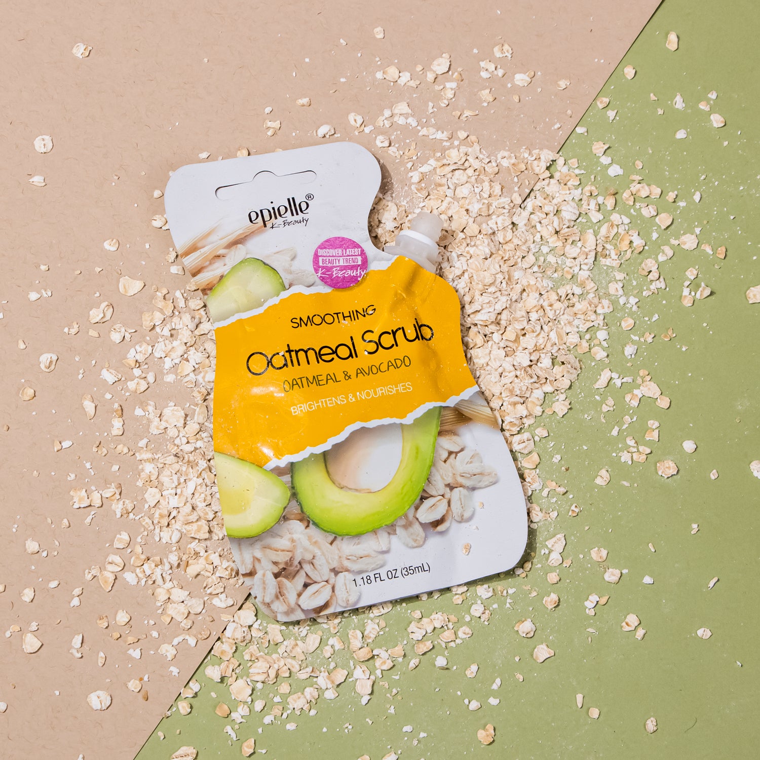 Smoothing Oatmeal Scrub with Avocado