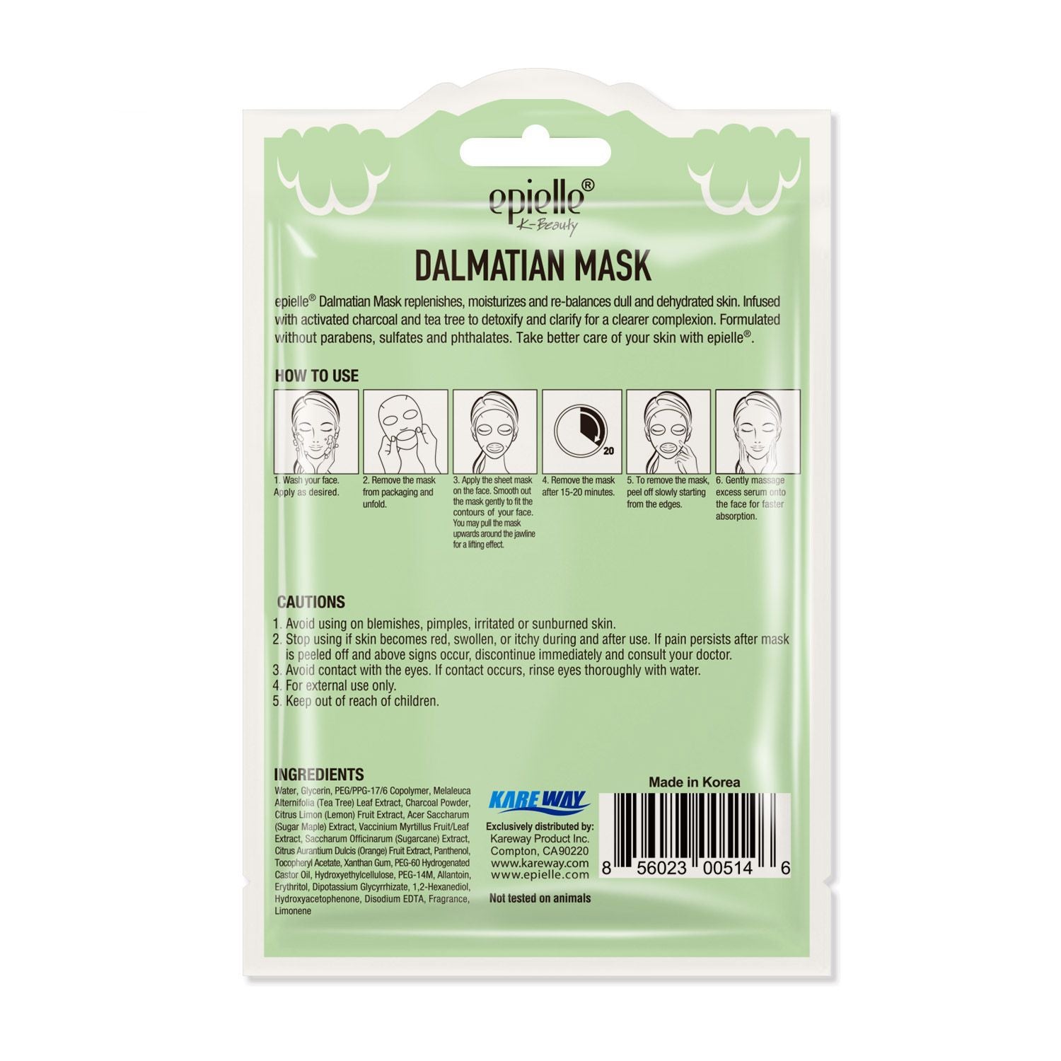 epielle dalmatian mask