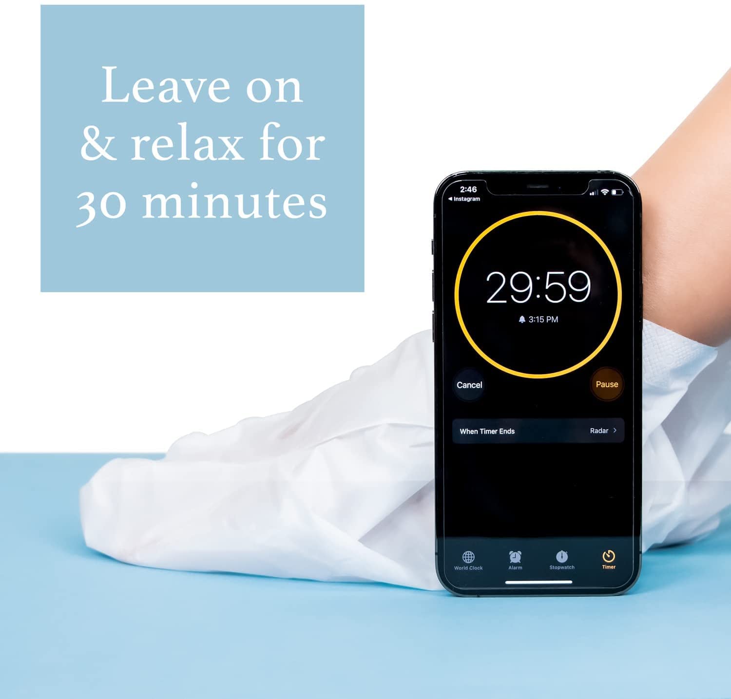 Relaxing Socks Mask | Contains Melatonin & Lavender Extract
