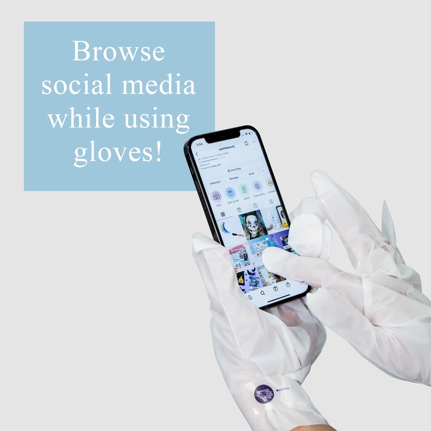 Relaxing Gloves Mask | Contains Melatonin & Lavender Extract