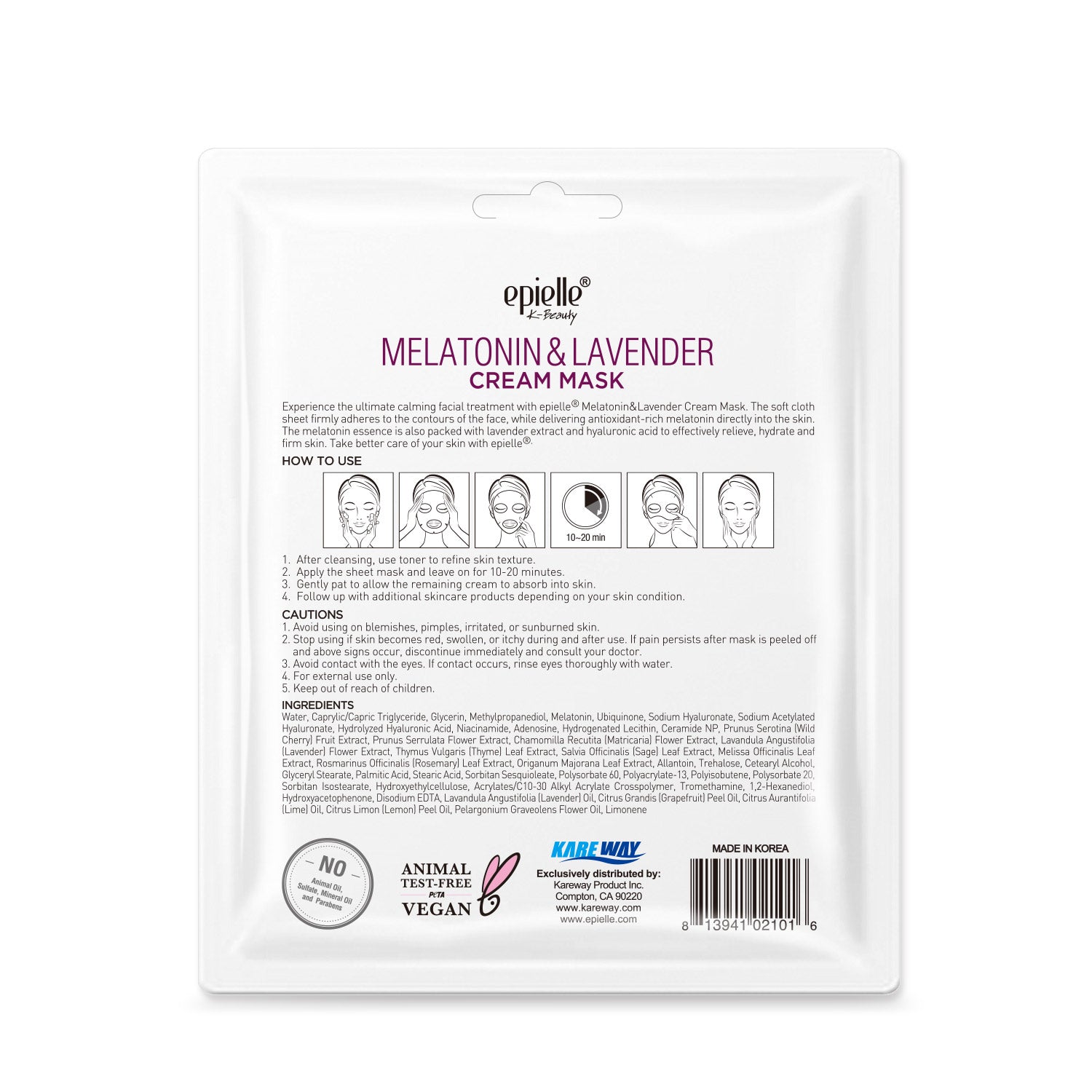 Melatonin &amp; Lavender Cream Mask | Calming, Firming, Rejuvenating