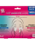 Under Eye Masks | Ceramide + Ginseng & Vitamin C + Rice + Caffeine (40 Eye Masks)