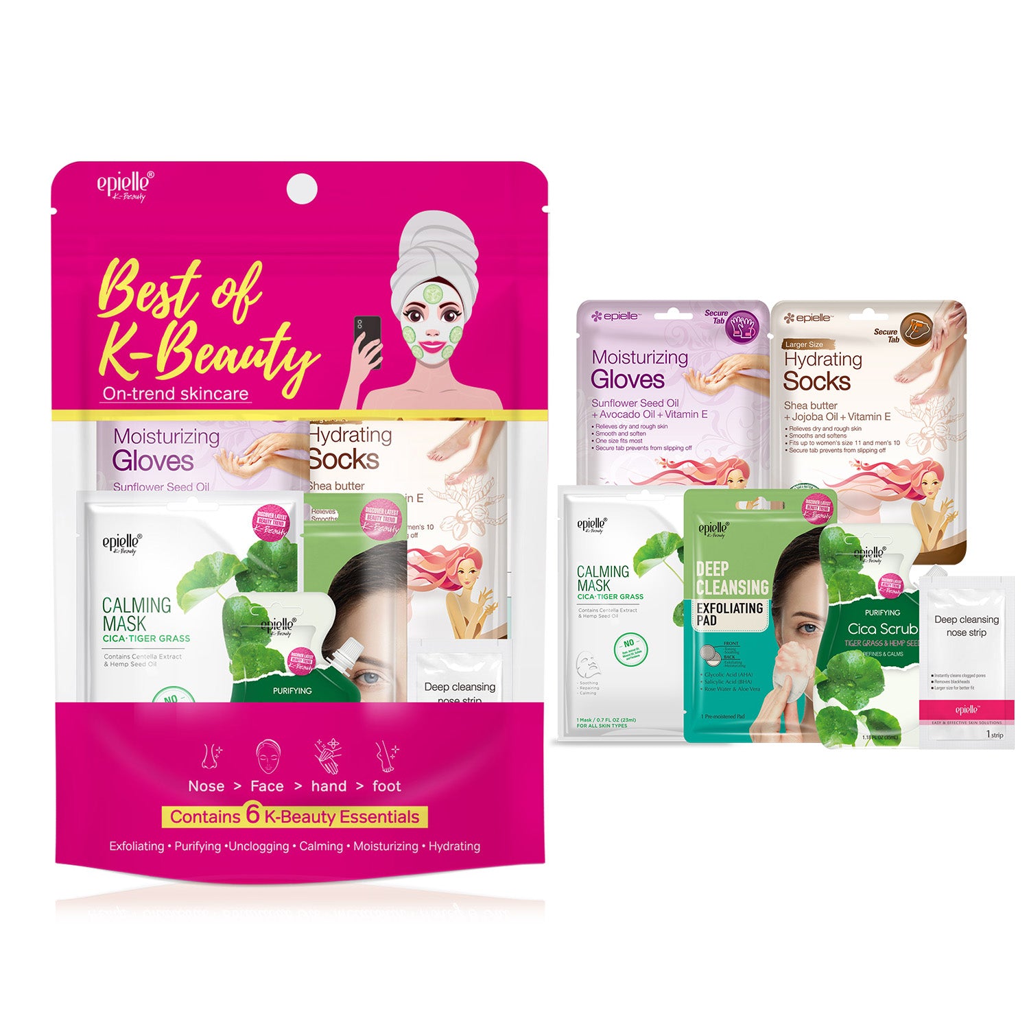 Best of K-Beauty Kit | Contains 6pcs