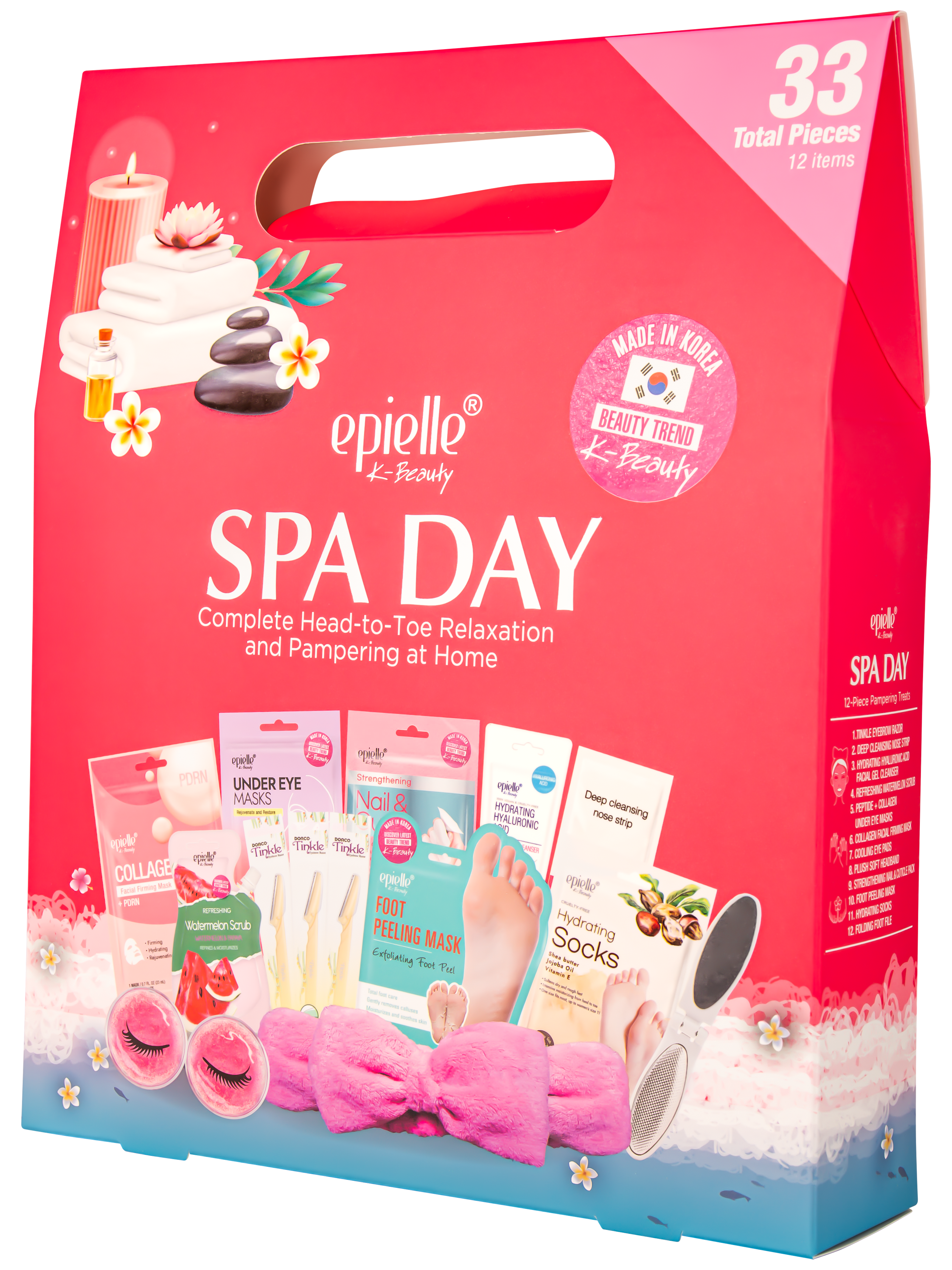 Spa Day Complete Head-to-Toe Relaxation & Pampering Kit