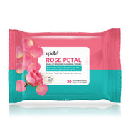 Rose Petal Makeup Removing Cleansing Wipes | 30ct