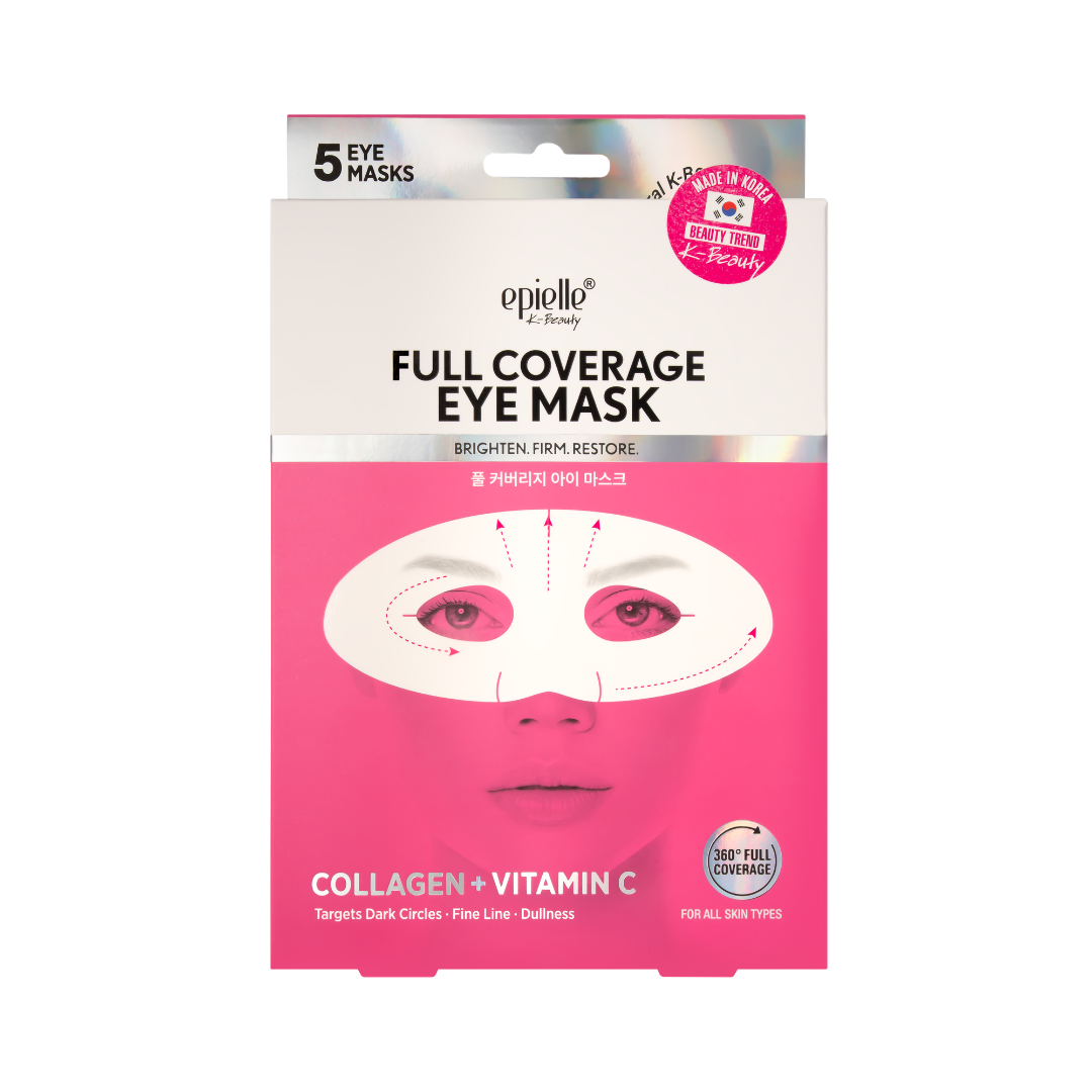 Full Coverage Eye Mask | Collagen + Vitamin C | 5 Count