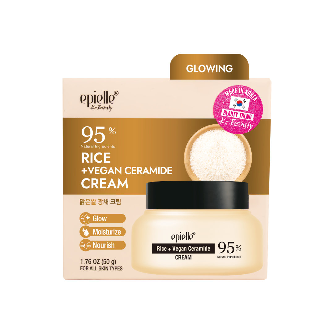 Rice + Vegan Ceramide Cream | 95% Natural Ingredients