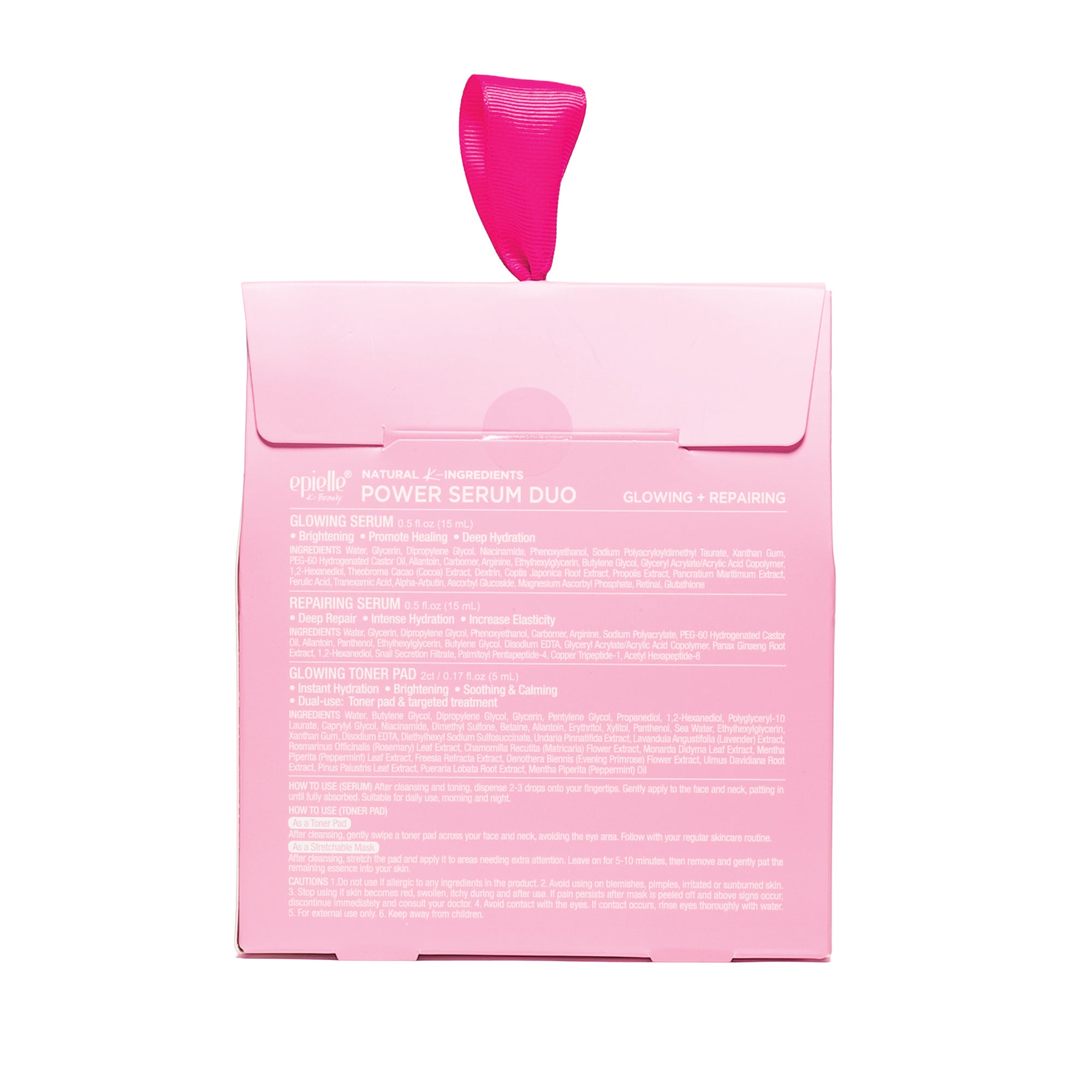 Power Serum Duo Tote | 3pc Set | Glowing + Repairing – epielle®