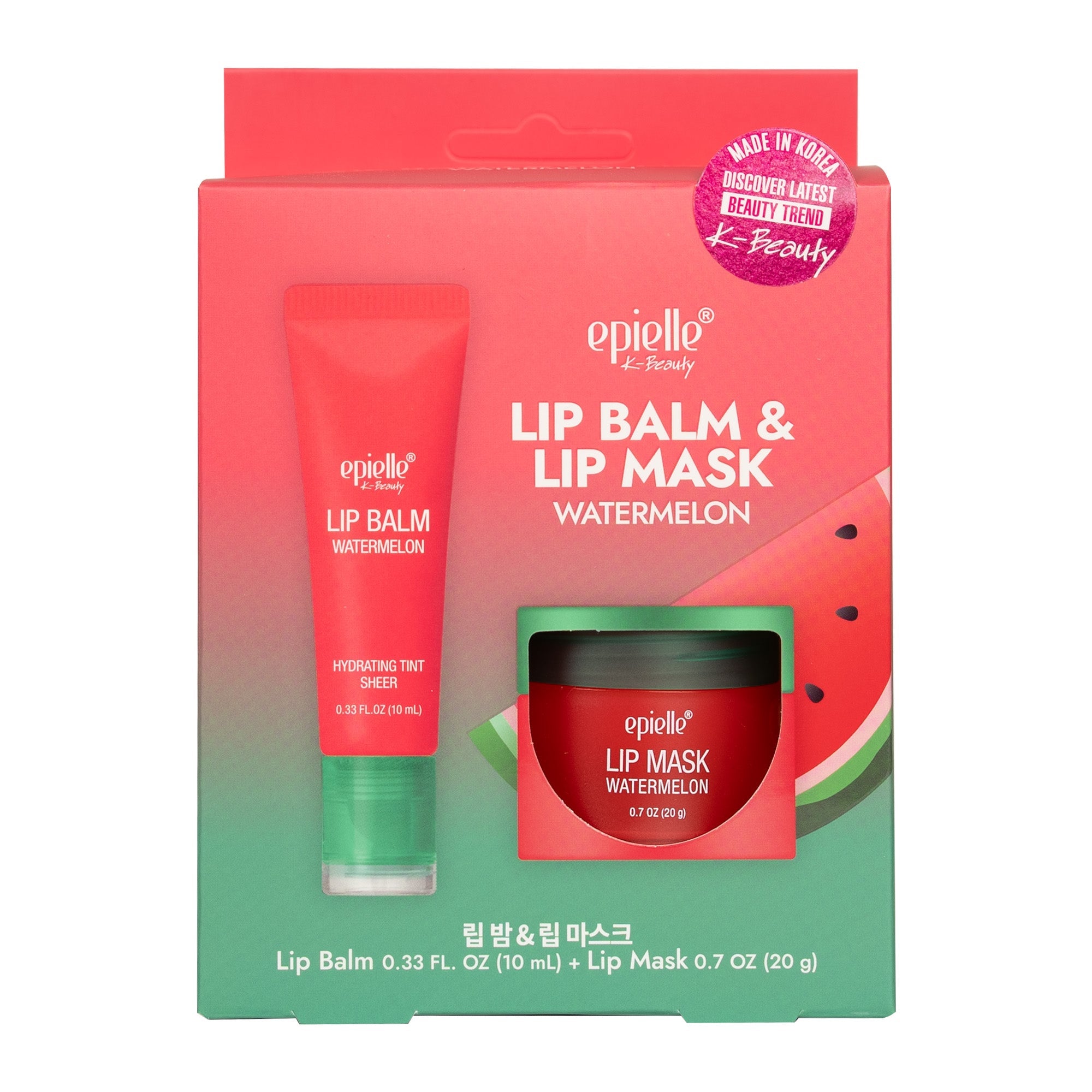 Lip Balm & Scrub Duo | Watermelon Lip & Mask