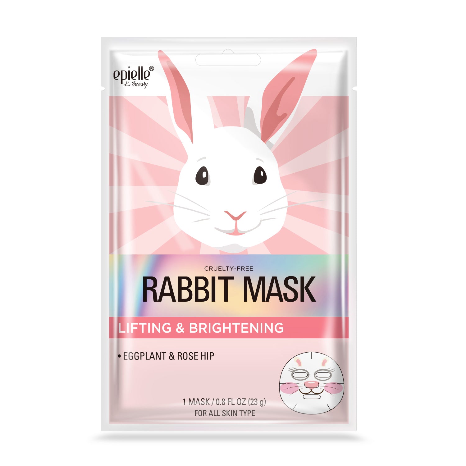 epielle Rabbit Animal Face Mask