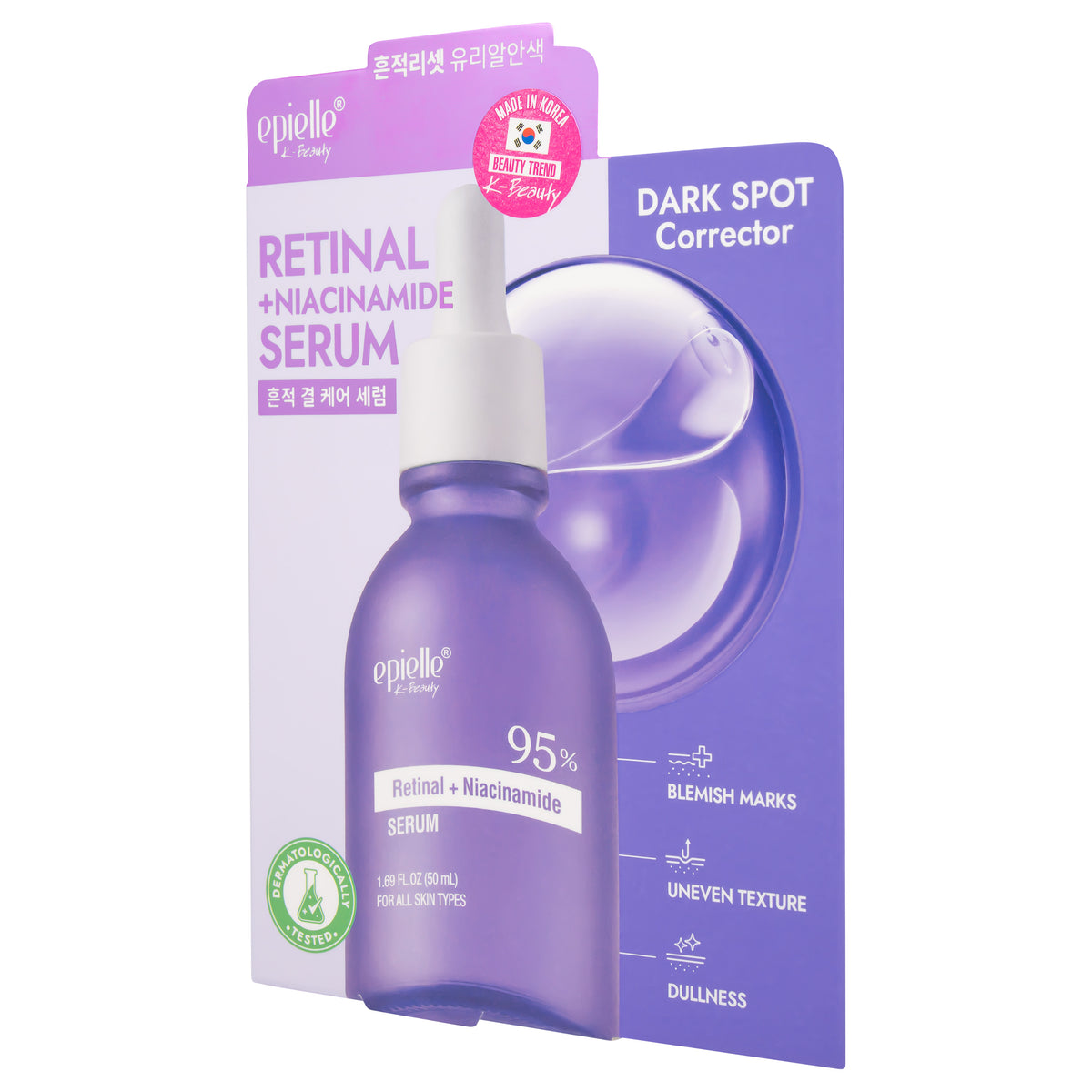 epielle 95% Facial Serum Retinal + Niacinamide