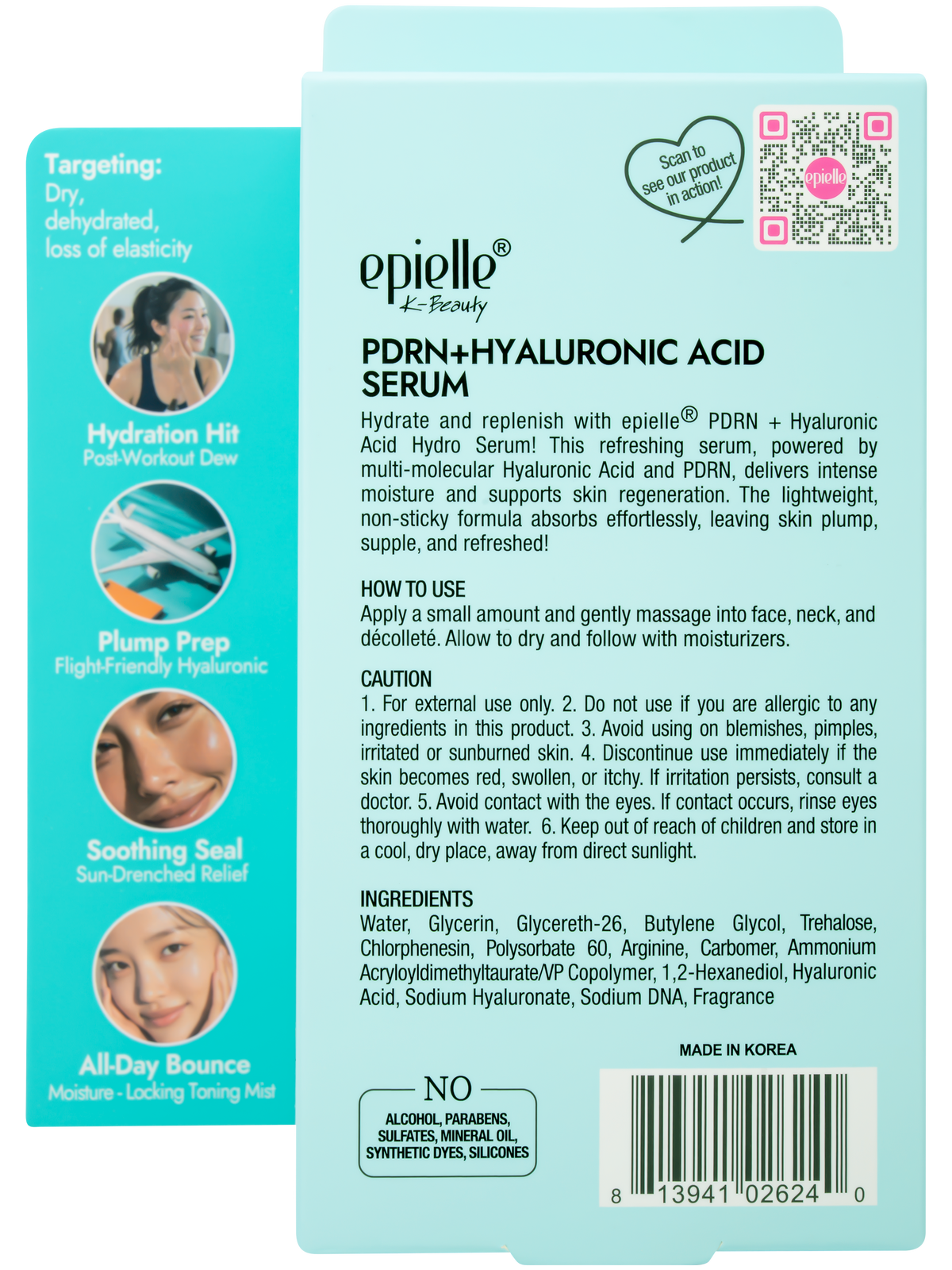 PDRN + Hyaluronic Acid Serum | Deep Hydration + Elasticity Care