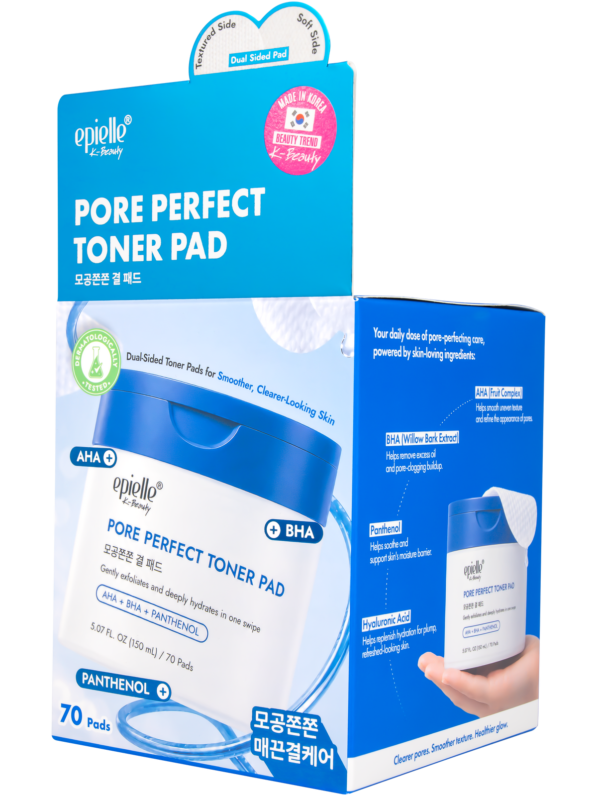 Pore Perfect Toner Pad | AHA + BHA + Panthenol