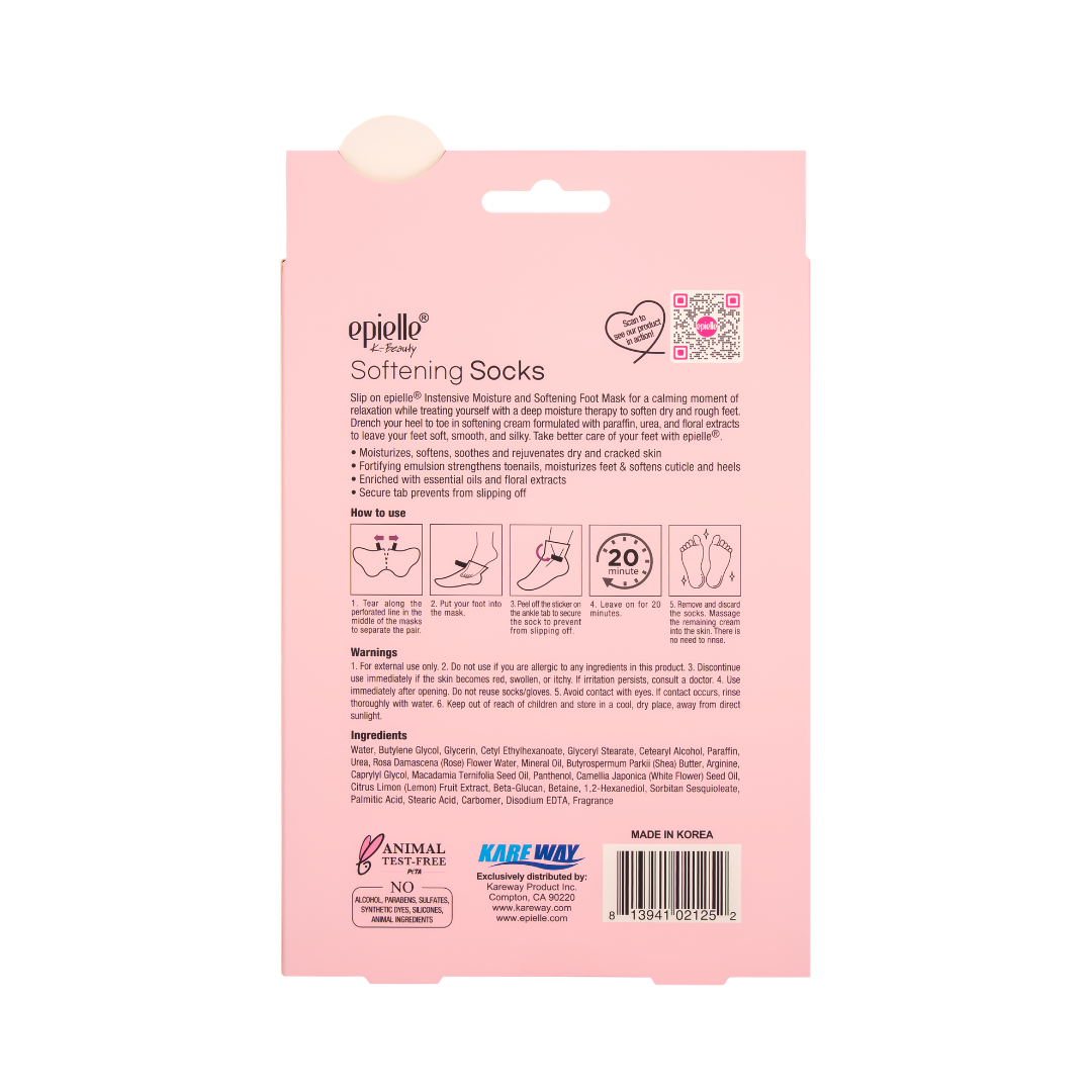 Softening Socks | Paraffin + Urea + Floral & Citrus | 3 Pairs