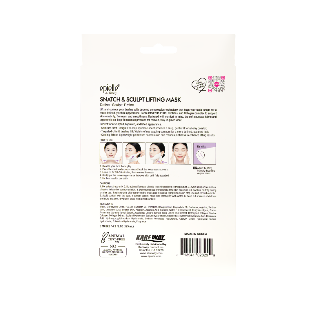 Snatch & Sculpt Lifting Mask | PDRN + Triple Collagen | 5 Count