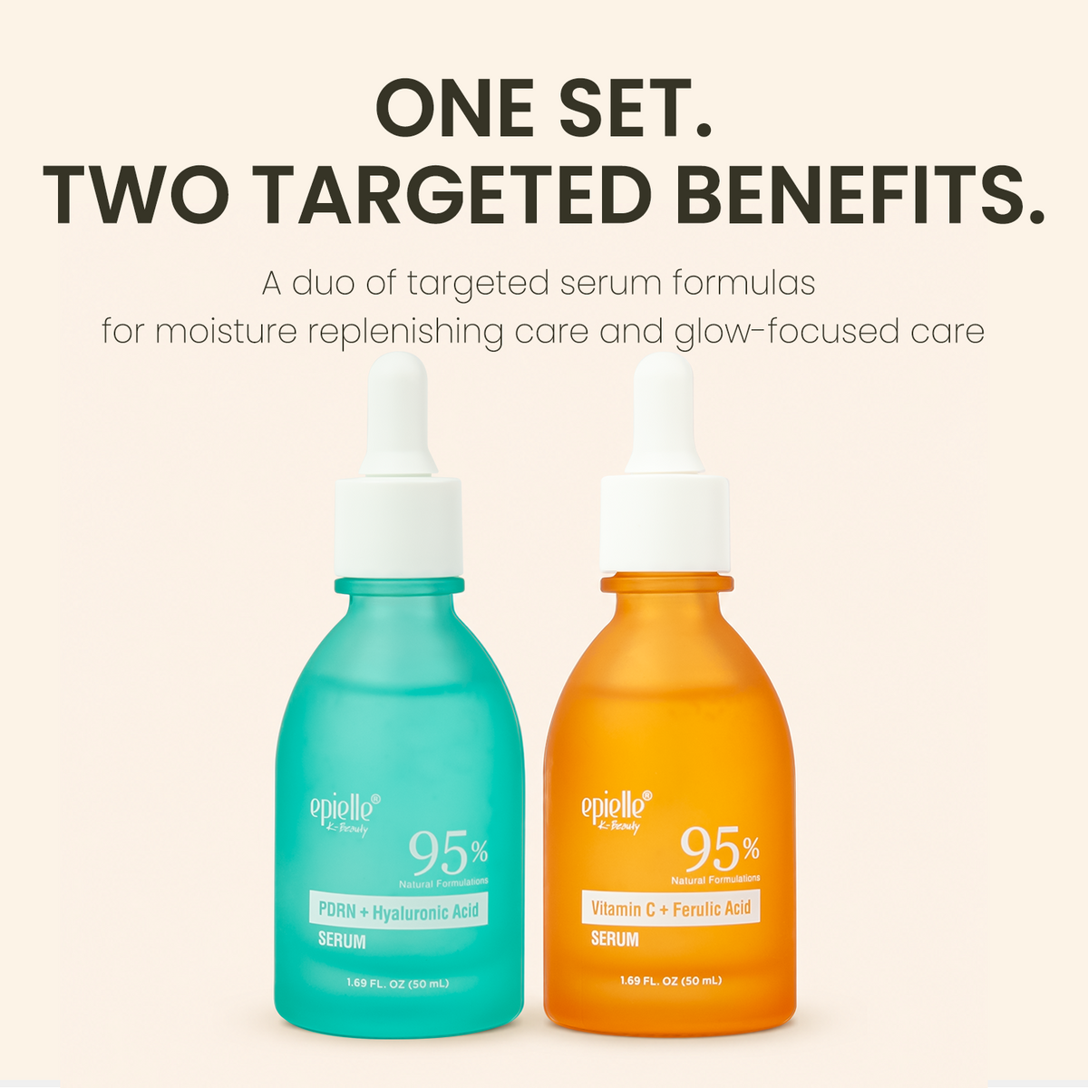 Facial Serum DUO | PDRN + Vitamin C