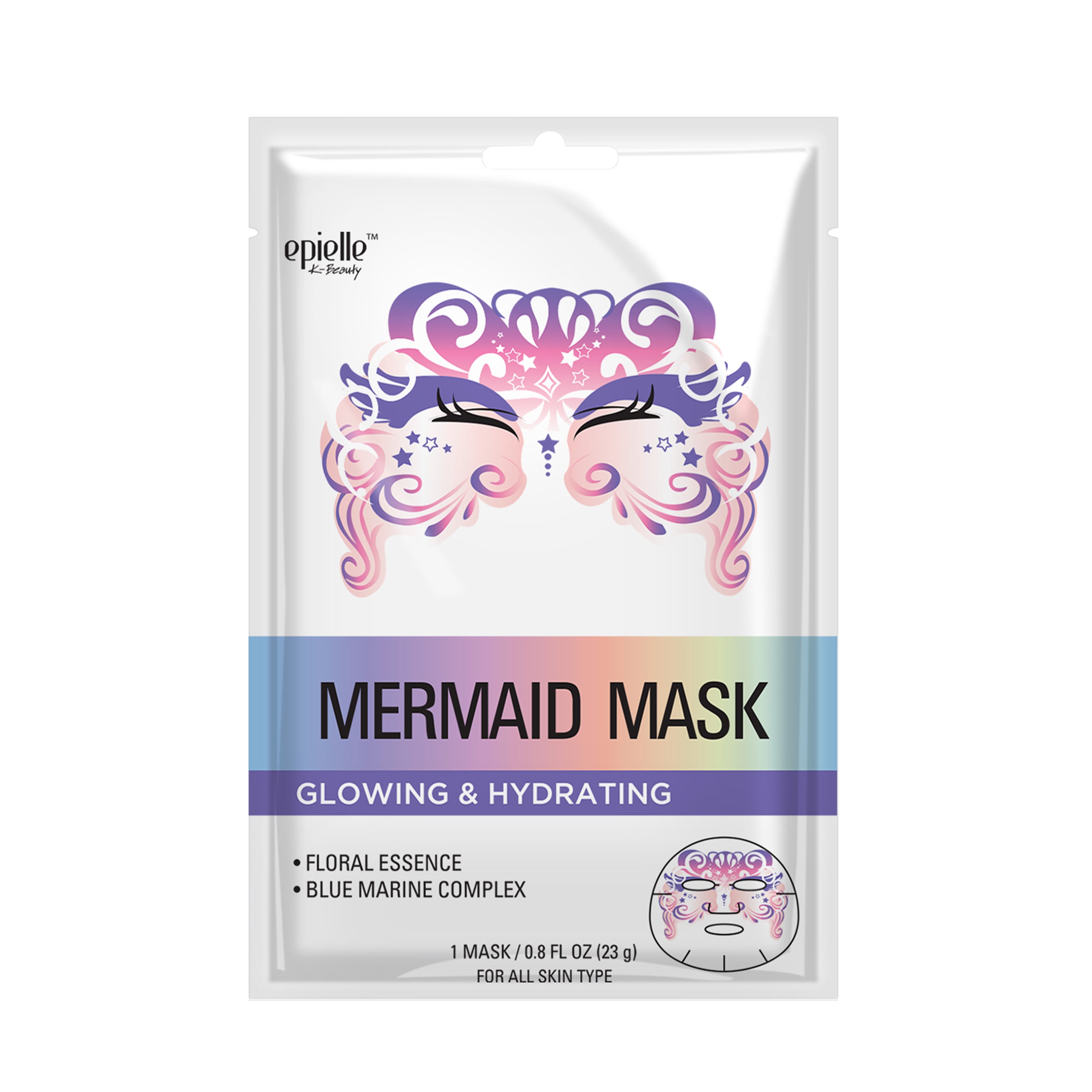epielle mermaid mask