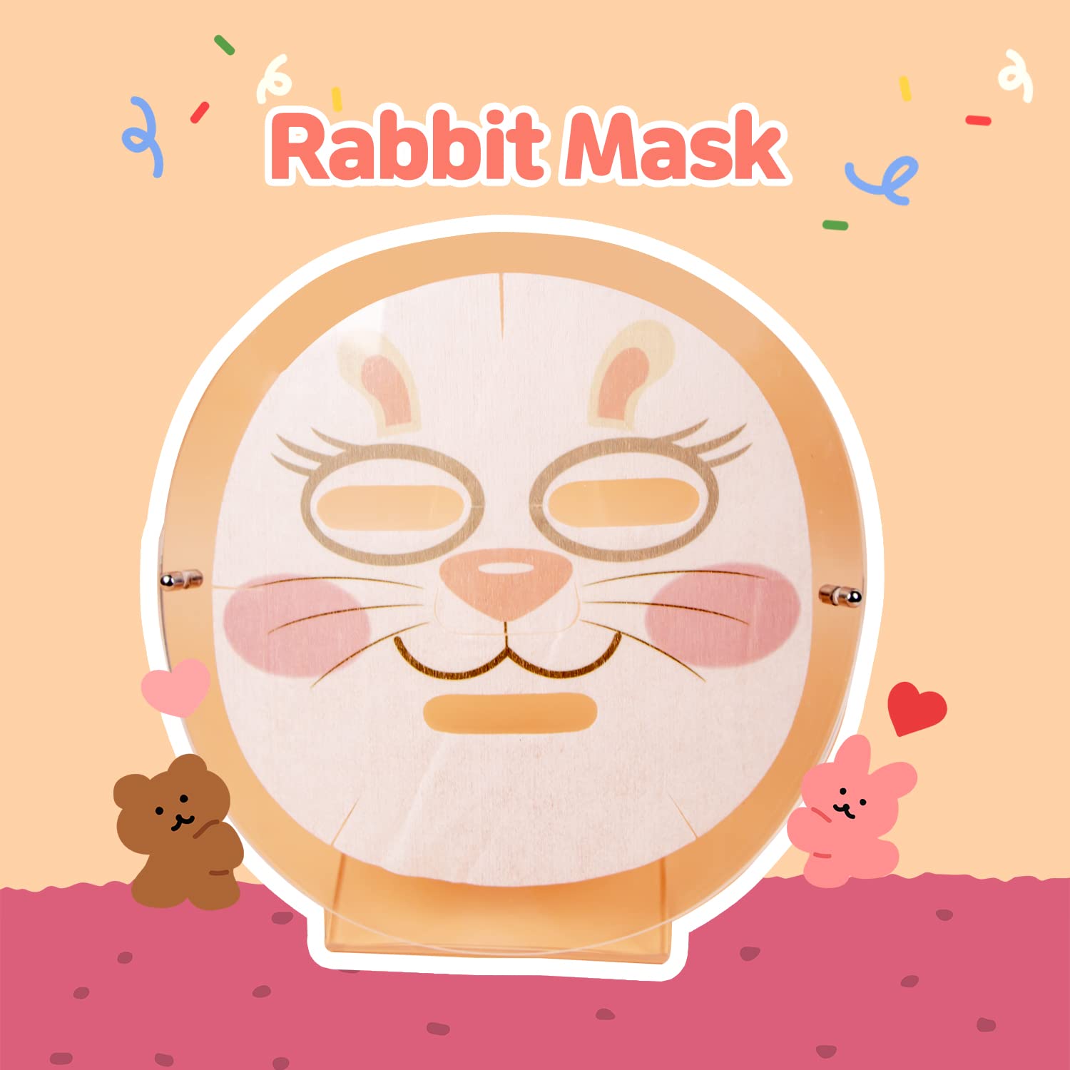 epielle Rabbit Animal Face Mask