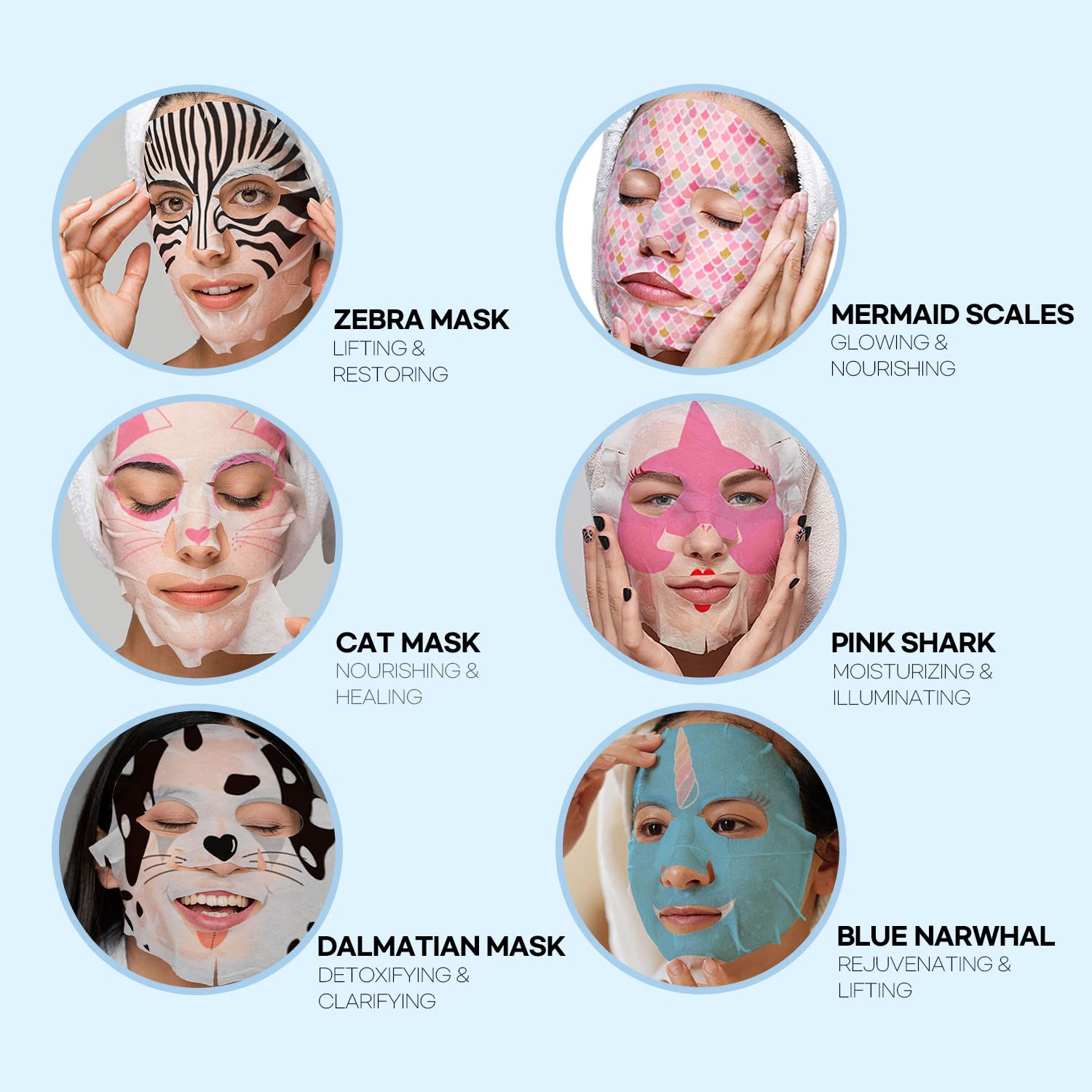 epielle Animal Face Mask